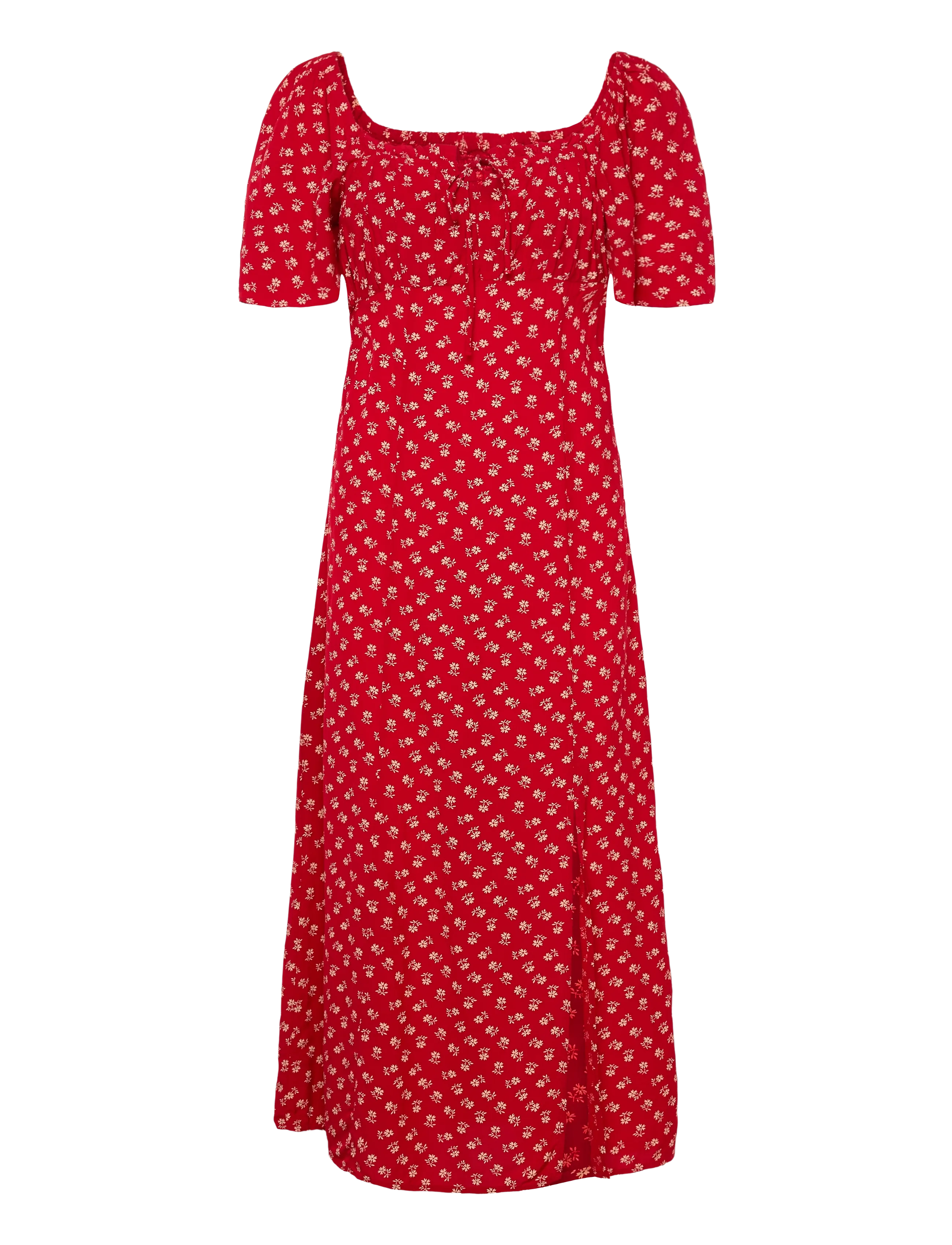 Levi's® AMARA COLUMN FLUTTER SLV MIDI - Midi-jurken - REDS / red