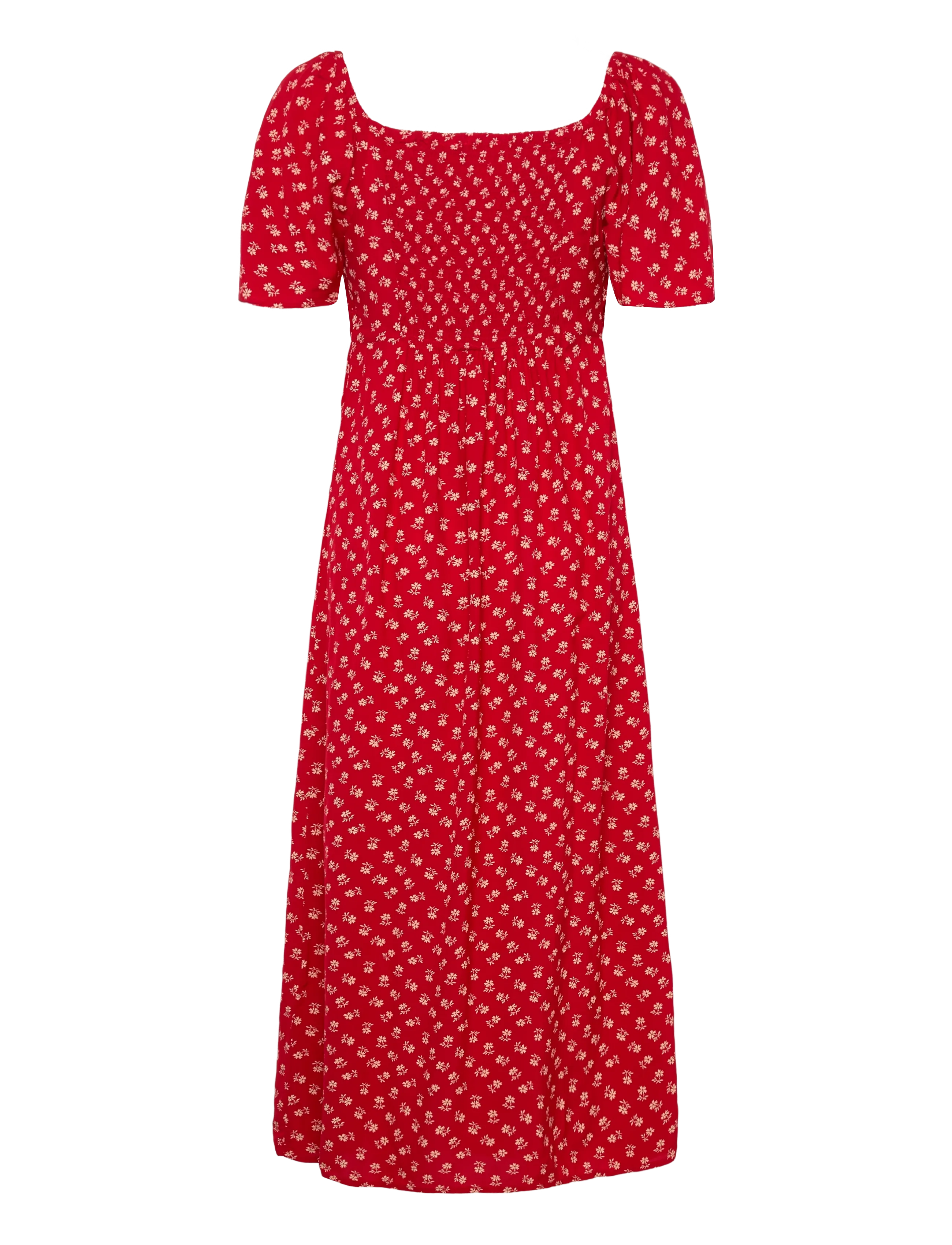 Levi's® - AMARA COLUMN FLUTTER SLV MIDI - midi kjoler - reds - 2