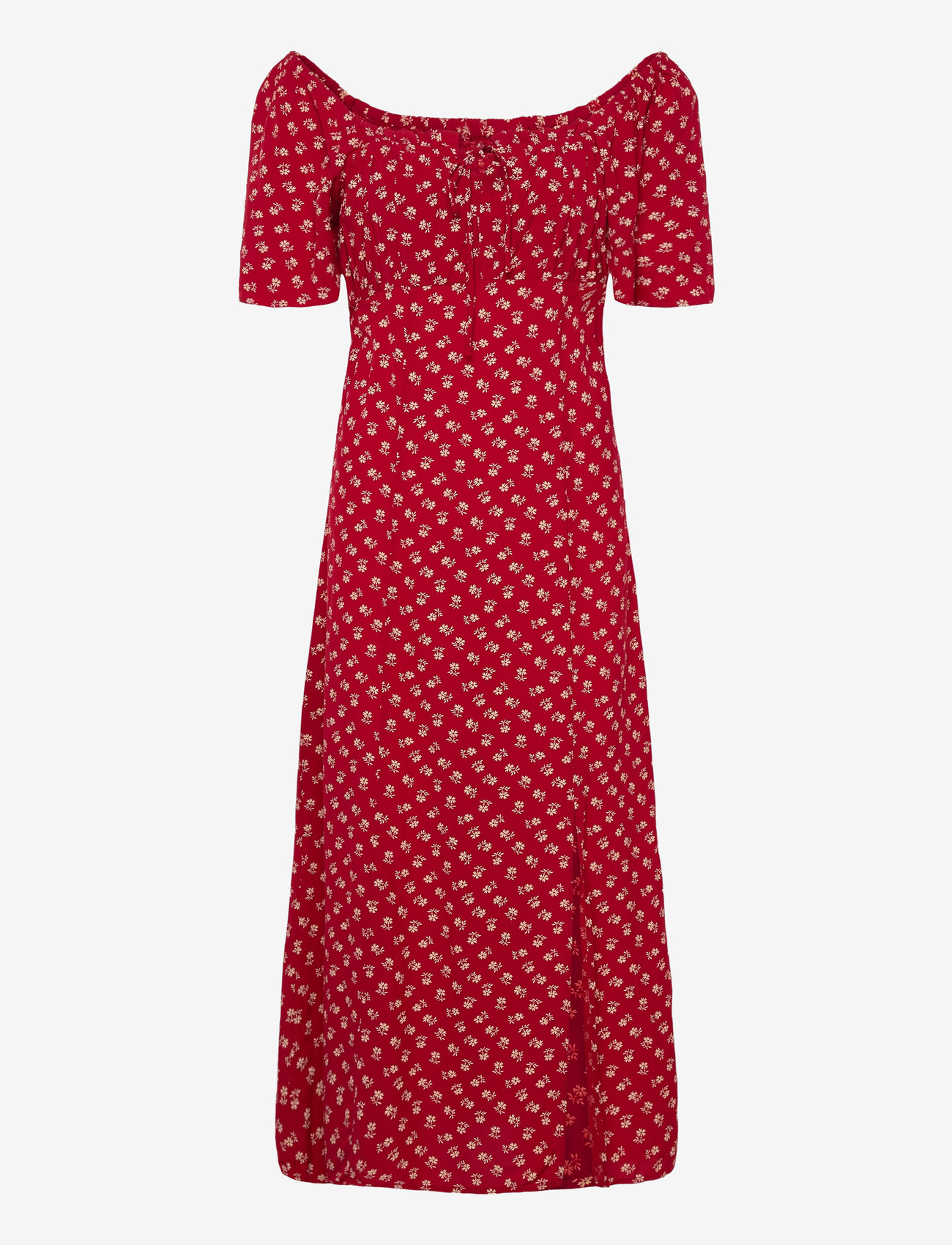 Levi's® - AMARA COLUMN FLUTTER SLV MIDI - midi kjoler - reds - 3