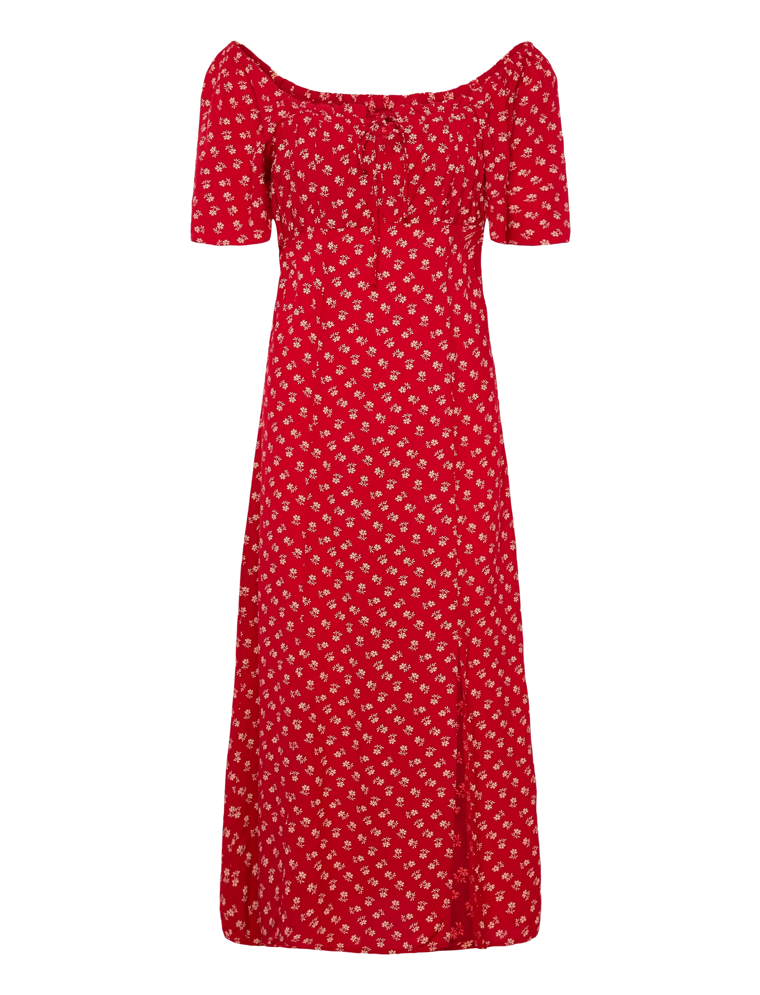 Levi's® - AMARA COLUMN FLUTTER SLV MIDI - midi kjoler - reds - 3