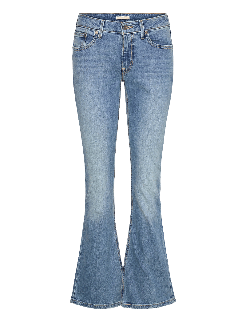 Levi's® - LOW SLIM BOOT KICK START - bootcut jeans - med indigo - worn in - 0