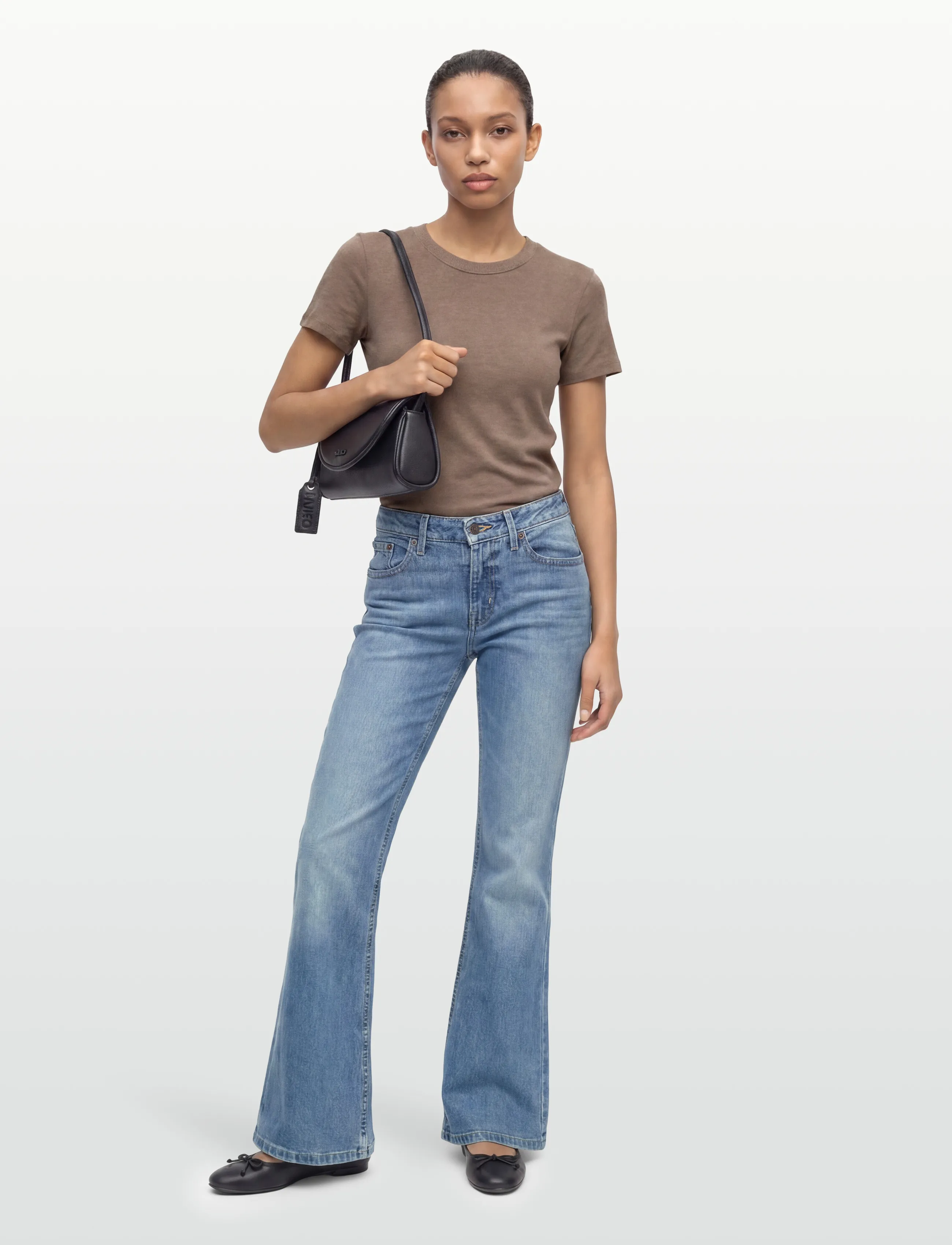 Levi's® LOW SLIM BOOT KICK START - Levi's® - MED INDIGO - WORN IN / blue