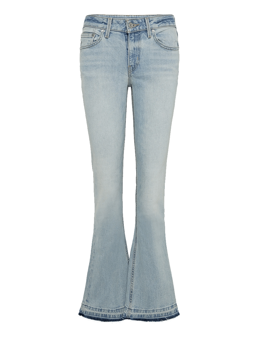 Levi's® - LOW SLIM BOOT BLUE SHUTTLE - bootcut jeans - light indigo - worn in - 0