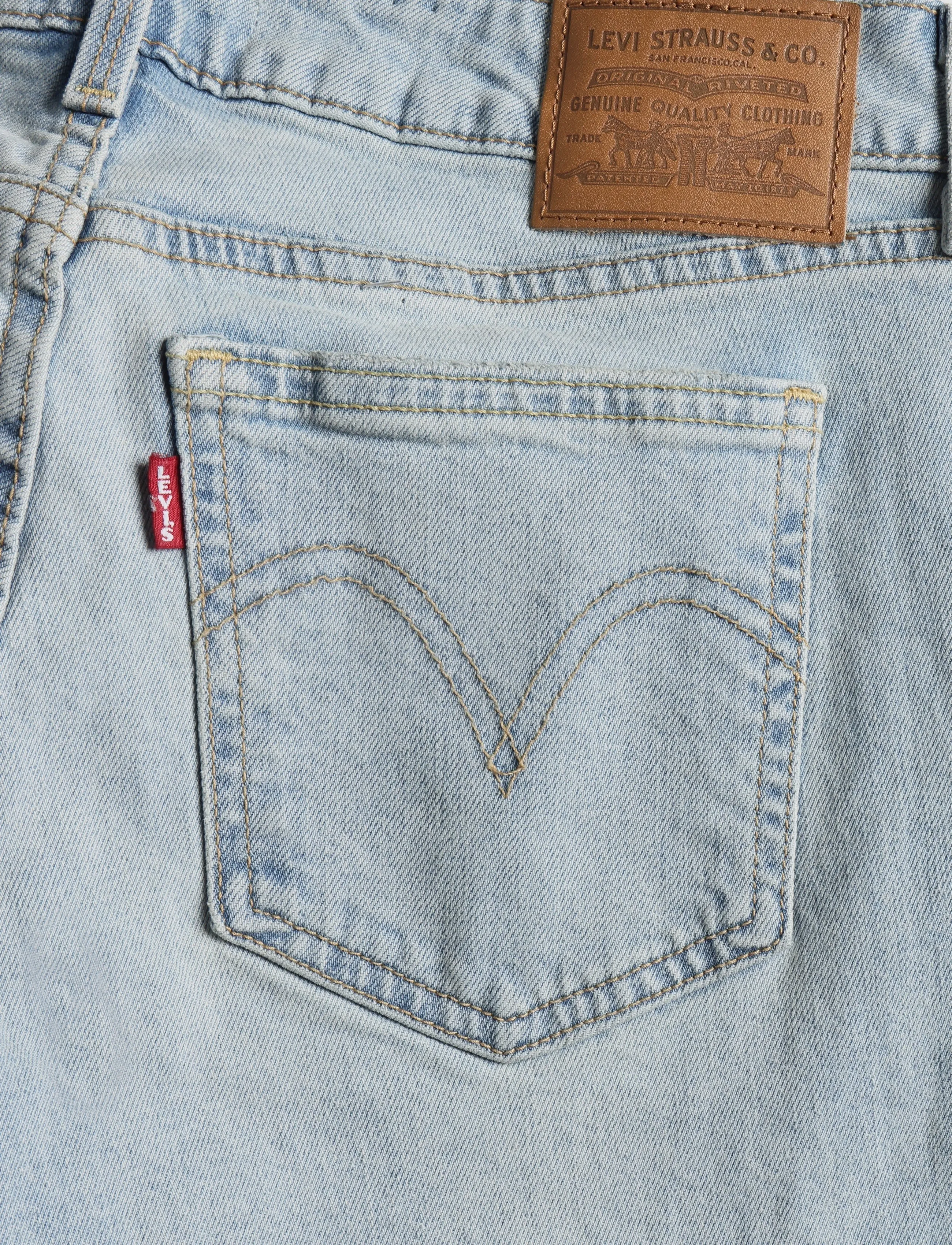 Levi's® - LOW SLIM BOOT BLUE SHUTTLE - bootcut jeans - light indigo - worn in - 4