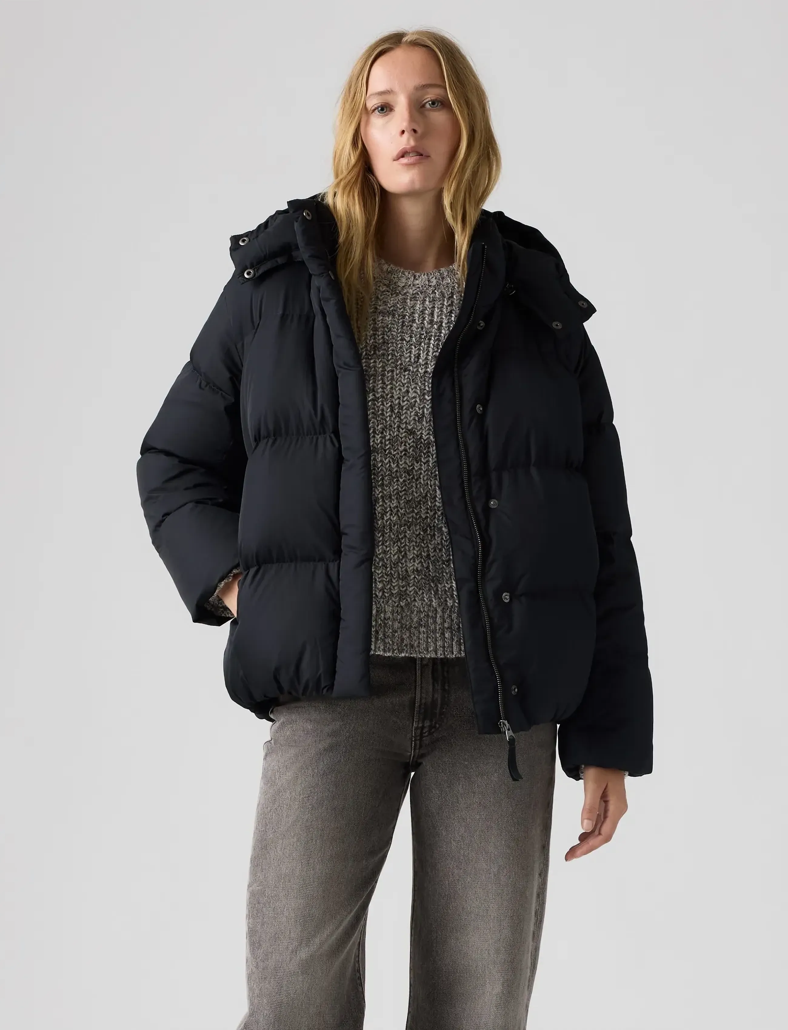 Levi's® - TATE BUBBLE PUFFER ANTHRACITE - blacks - 3