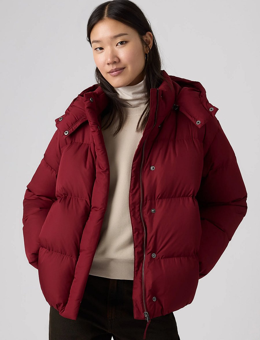 Levi's® - TATE BUBBLE PUFFER WARM CABERN - vinterjackor - reds - 0