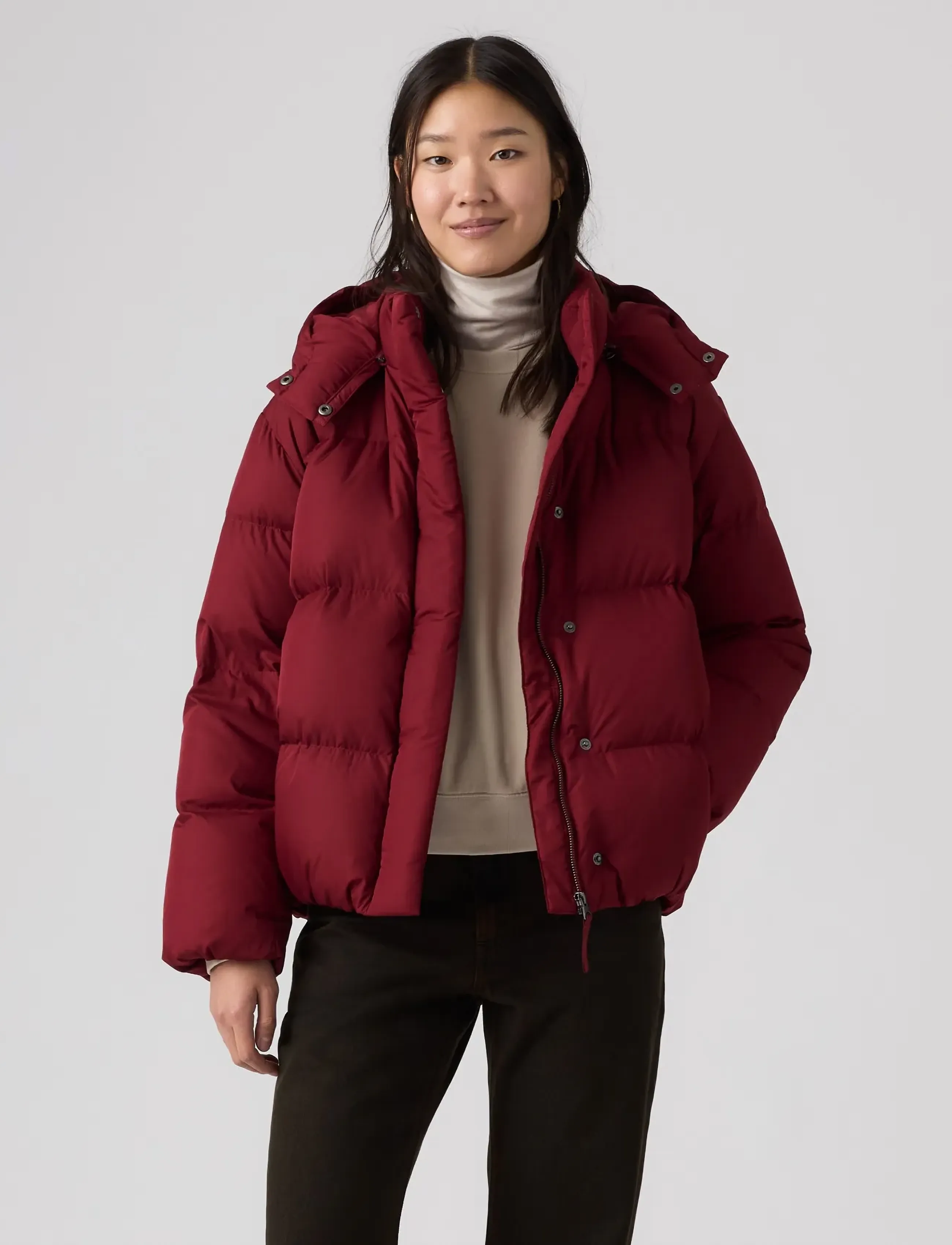 Levi's® - TATE BUBBLE PUFFER WARM CABERN - reds - 3