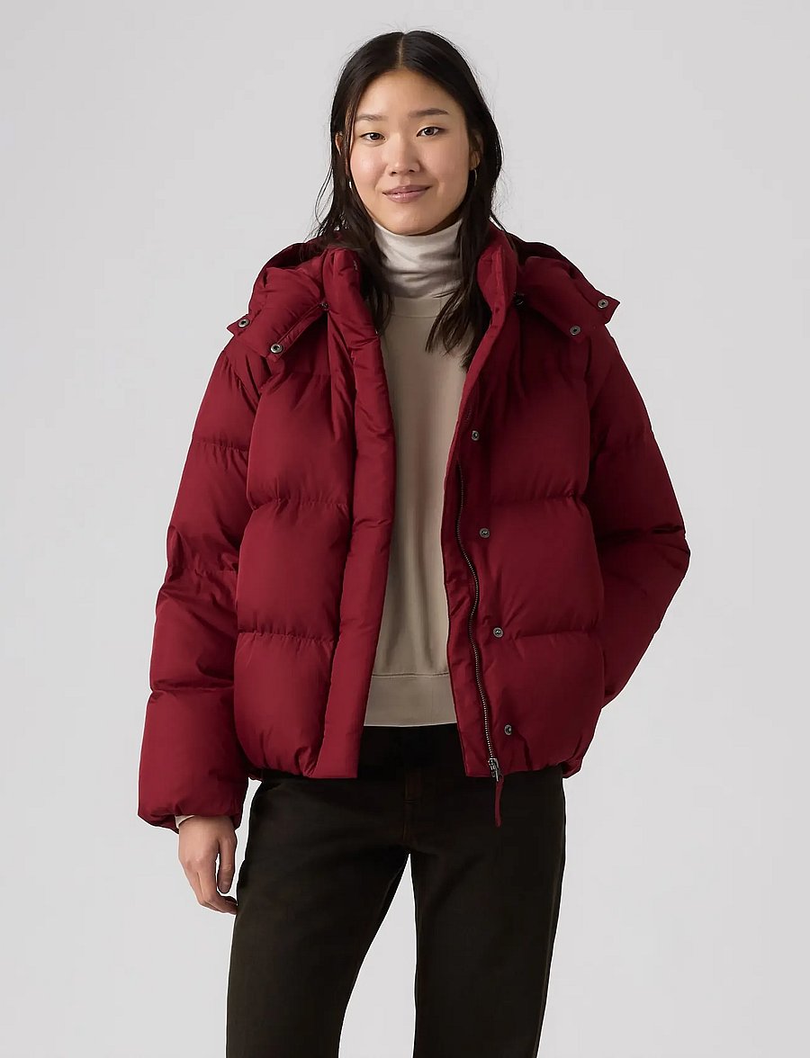 Levi's® - TATE BUBBLE PUFFER WARM CABERN - vinterjackor - reds - 3