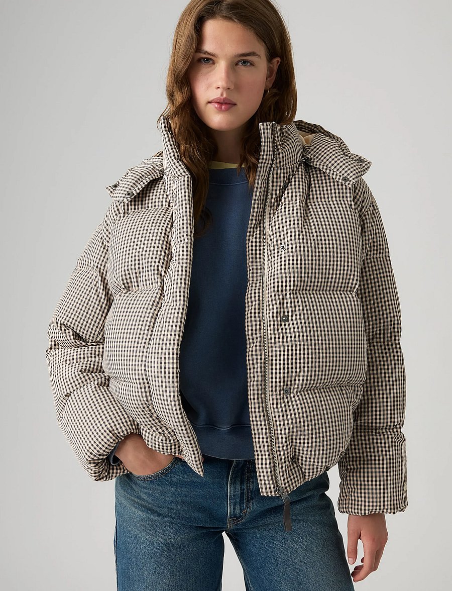 Levi's® - TATE BUBBLE PUFFER YOLI GINGHA - talvejoped - multi-color - 0
