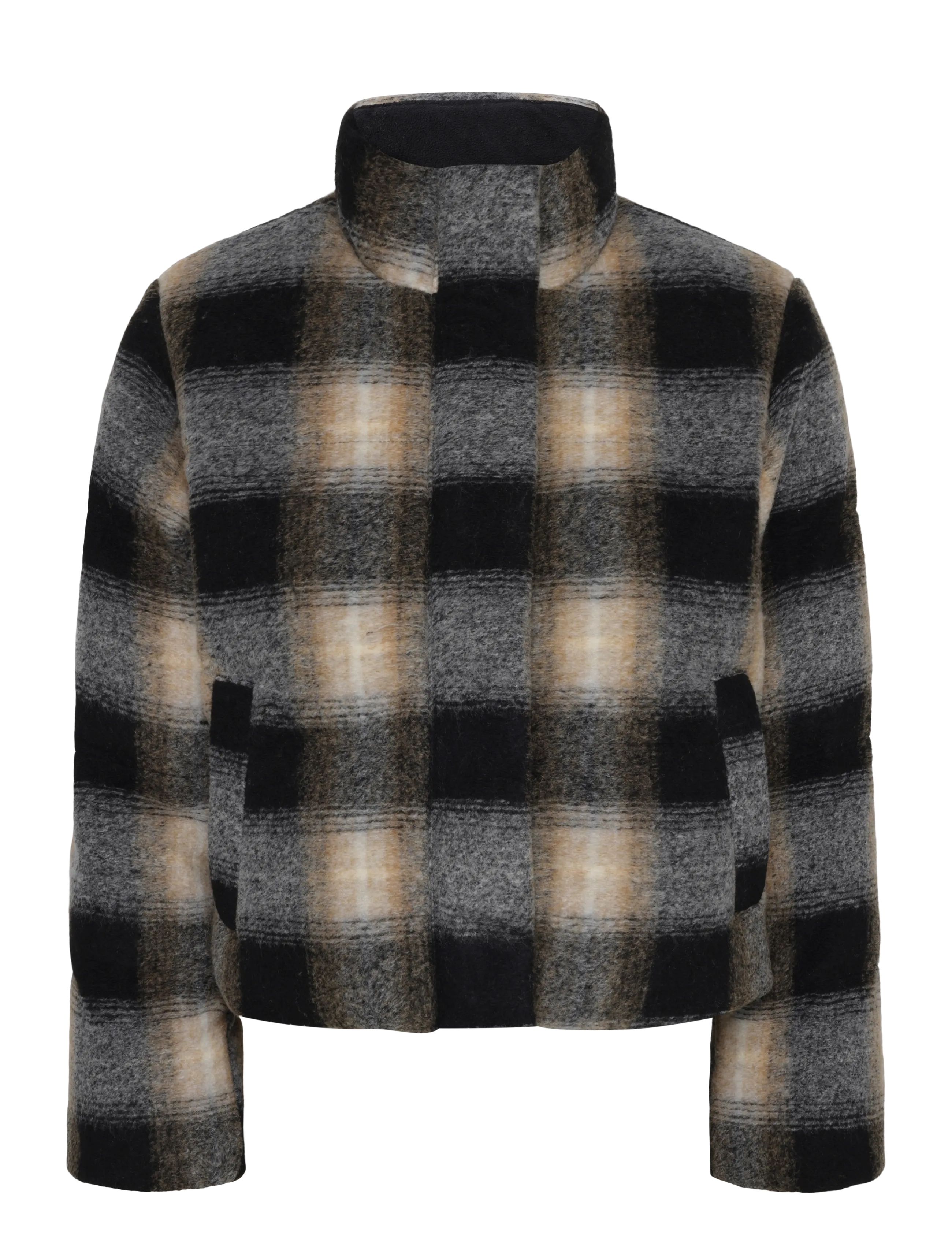 Levi's® - BRYNN CROP PUFFER NOVELTY TESS - browns - 1