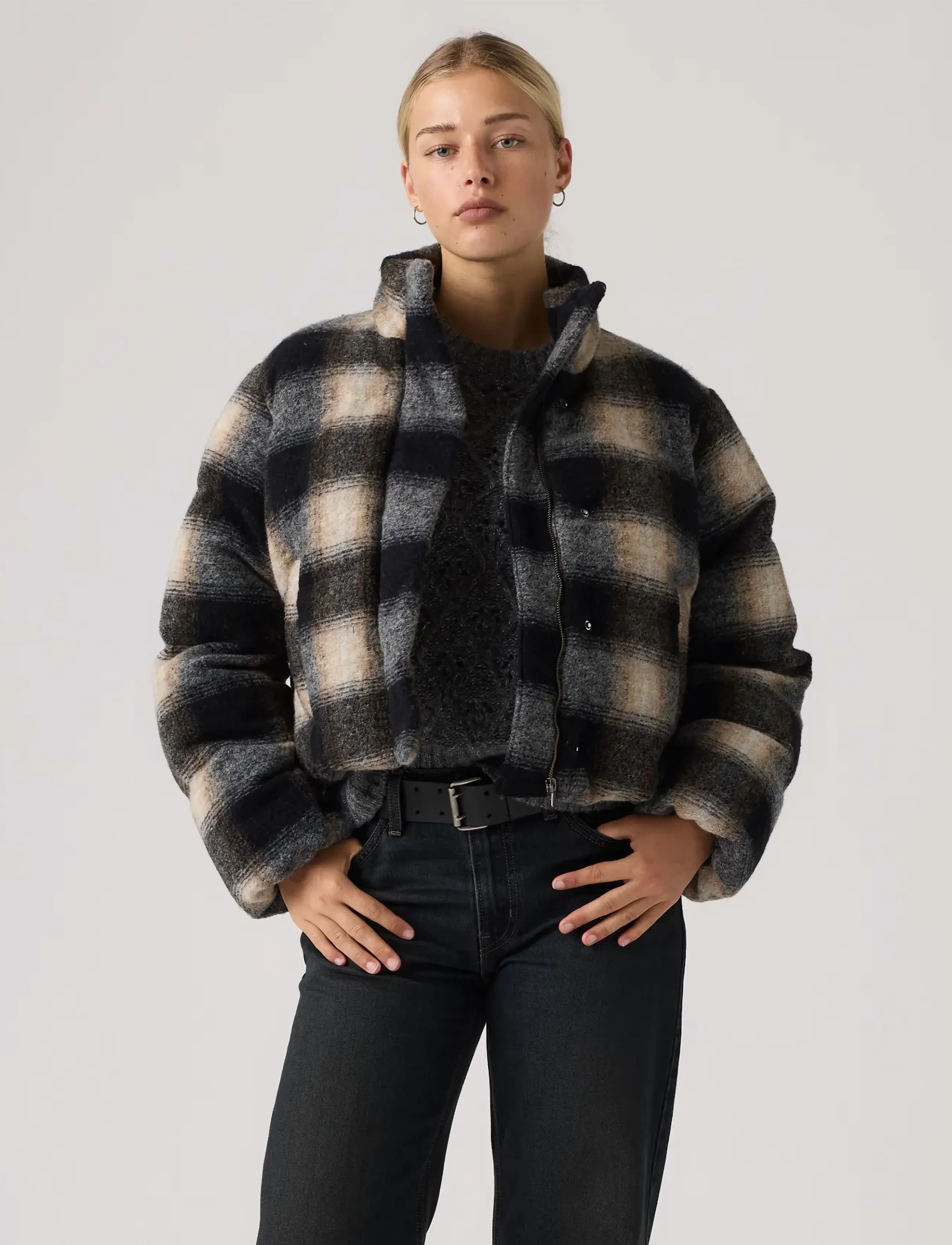 LEVIS ® Brynn Crop Puffer Novelty Tess jackor dam – bild 2