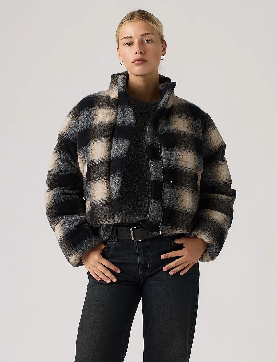 Levi's® - BRYNN CROP PUFFER NOVELTY TESS - teksatagid - browns1 - 3