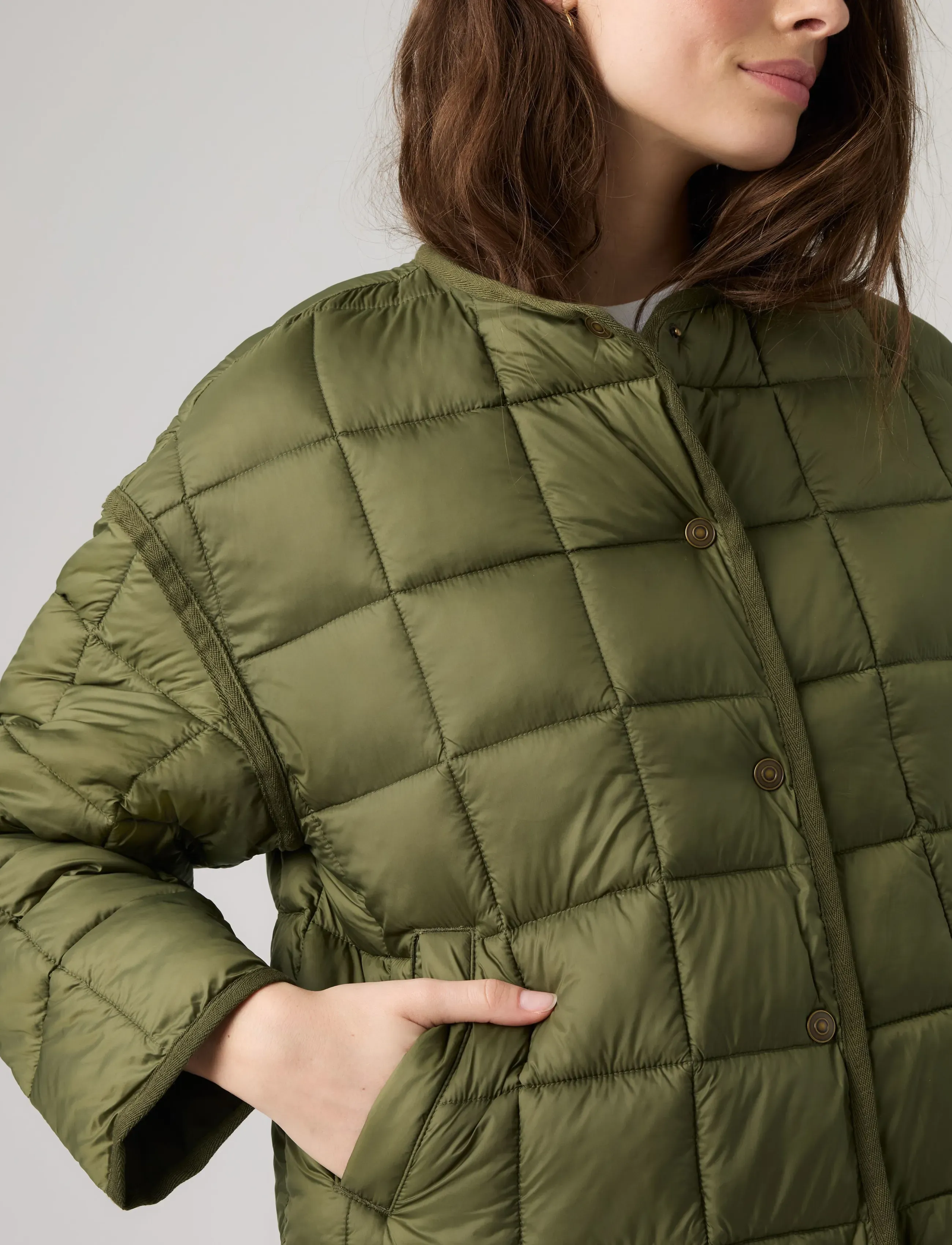 Levi's® - POPPY QUILTED PUFFER OLIVE NIG - vinterjakker - greenso - 3