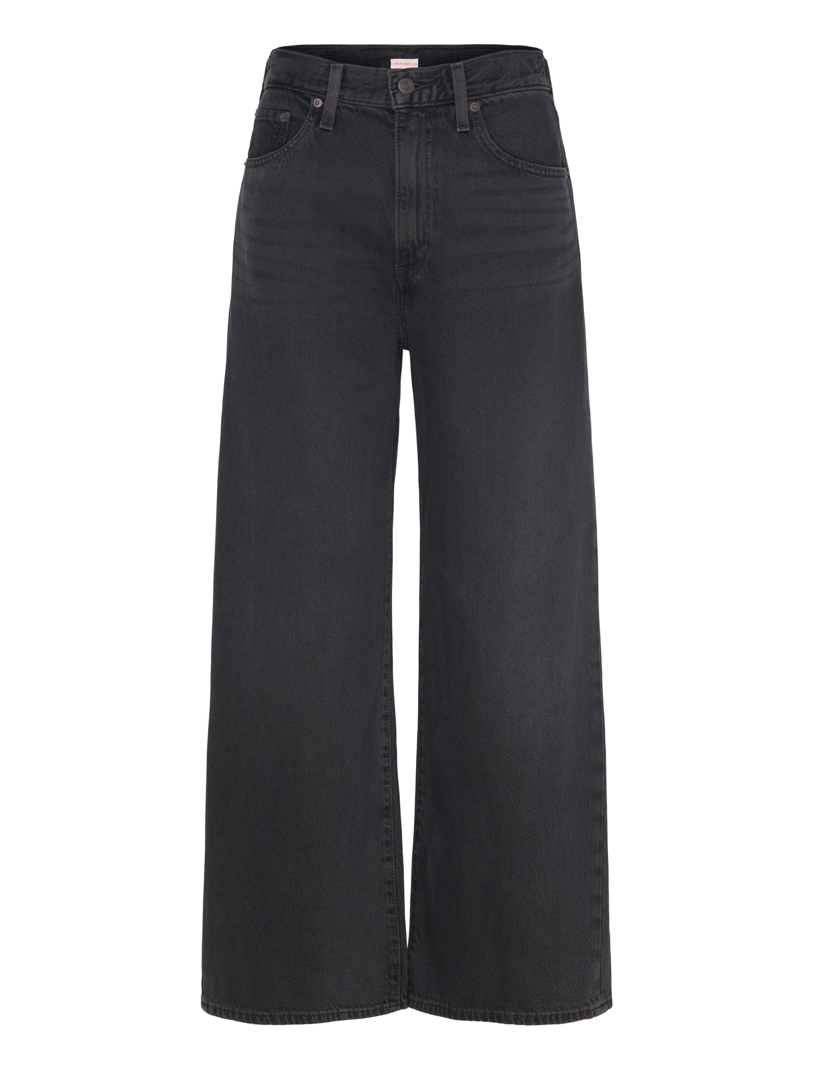 Levi's® CINCH WIDE LEG DARK HUMOR - Jeans - MED INDIGO - WORN IN / black