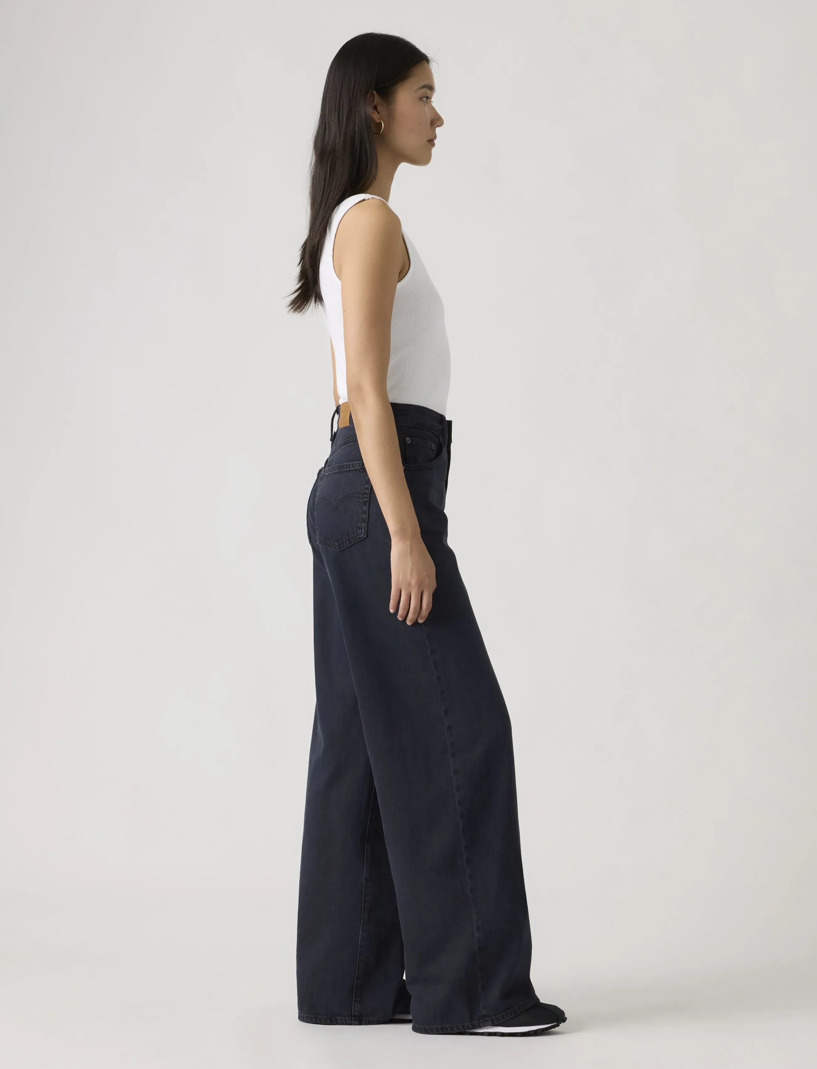 Levi's® - CINCH WIDE LEG DARK HUMOR - brede jeans - med indigo - worn in - 3
