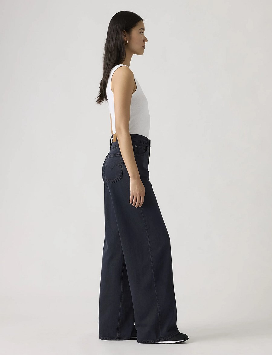 Levi's® - CINCH WIDE LEG DARK HUMOR - laia säärega teksad - med indigo - worn in - 3