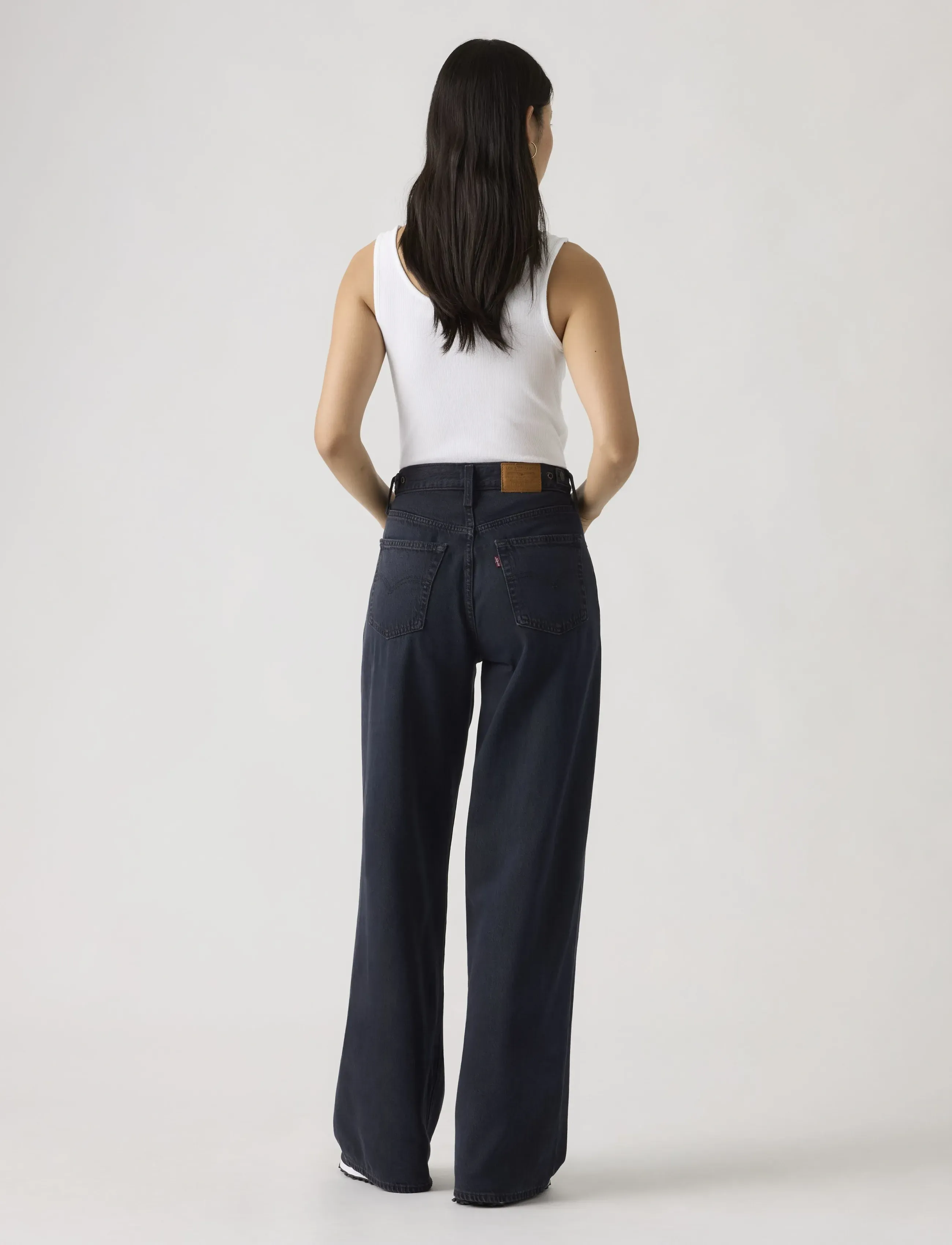 Levi's® - CINCH WIDE LEG DARK HUMOR - brede jeans - med indigo - worn in - 4
