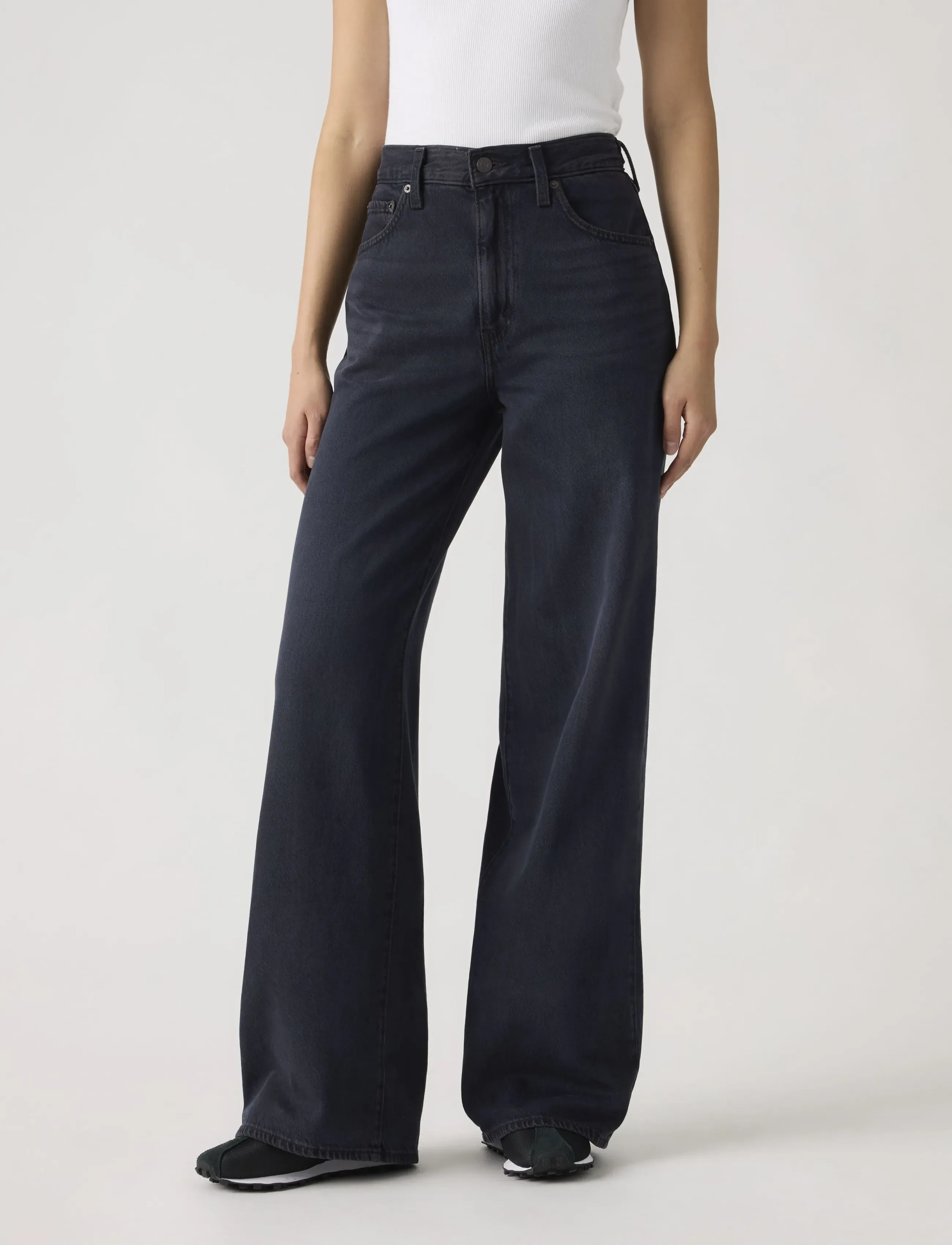 Levi's® - CINCH WIDE LEG DARK HUMOR - brede jeans - med indigo - worn in - 5