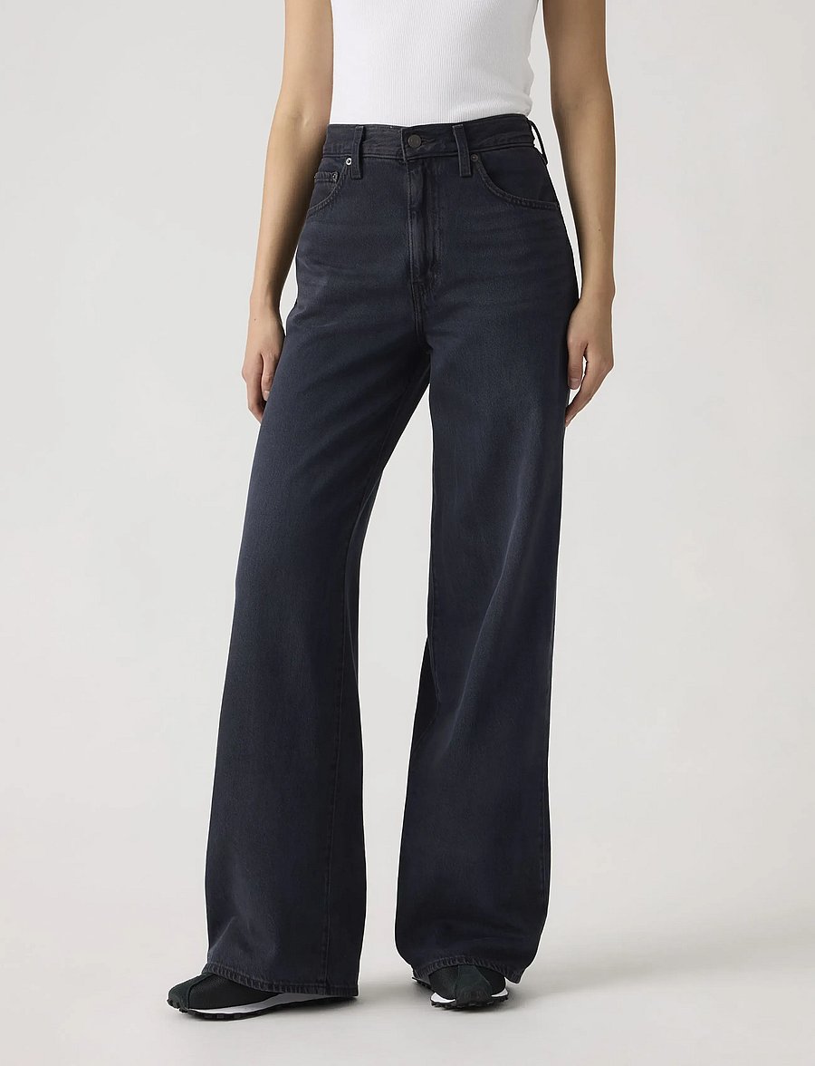 Levi's® - CINCH WIDE LEG DARK HUMOR - laia säärega teksad - med indigo - worn in - 5