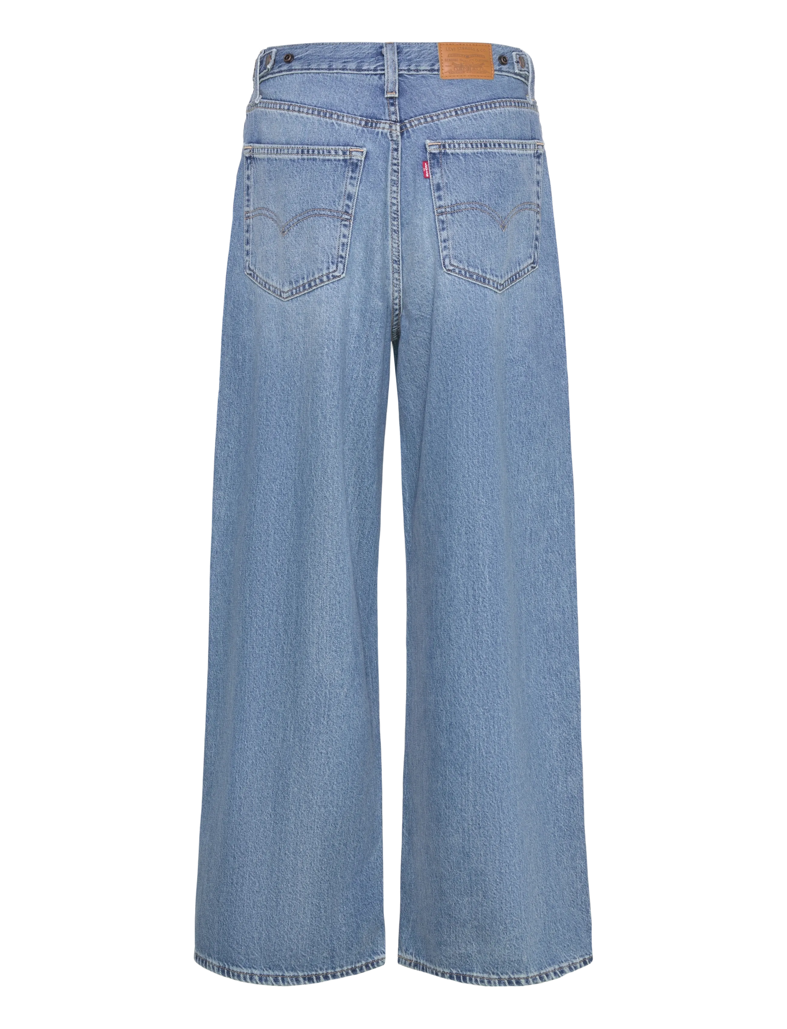 Levi's® - CINCH WIDE LEG LOSING MY MIND - vide jeans - med indigo - worn in - 2