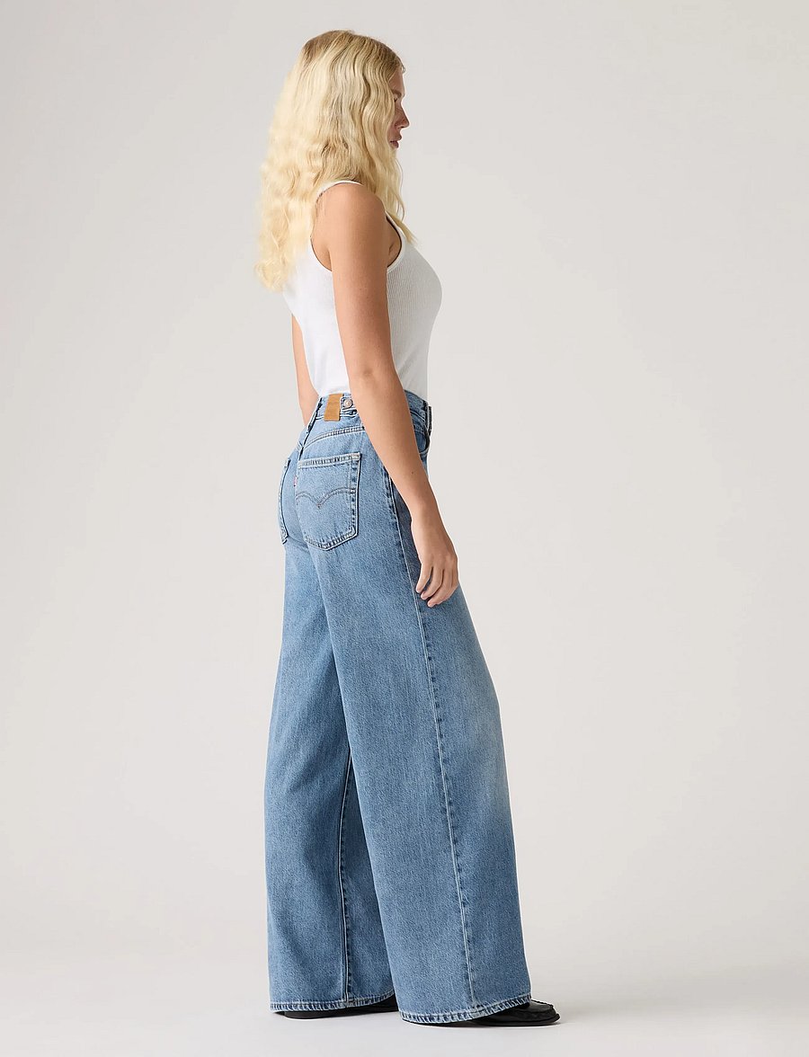 Levi's® - CINCH WIDE LEG LOSING MY MIND - laia säärega teksad - med indigo - worn in - 3