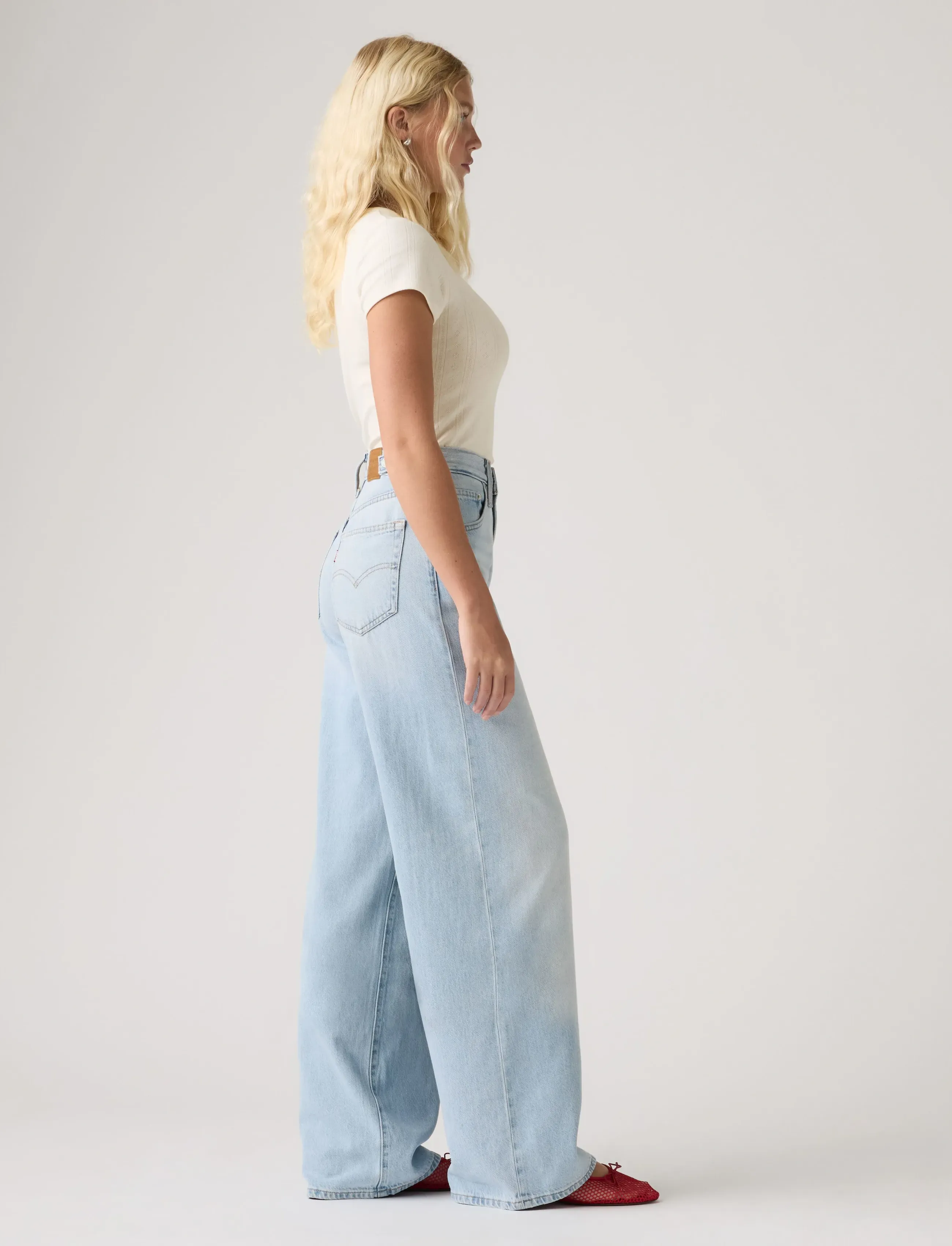 Levi's® - CINCH WIDE LEG NIGHTLY ROUTINE - laia säärega teksad - med indigo - worn in - 3
