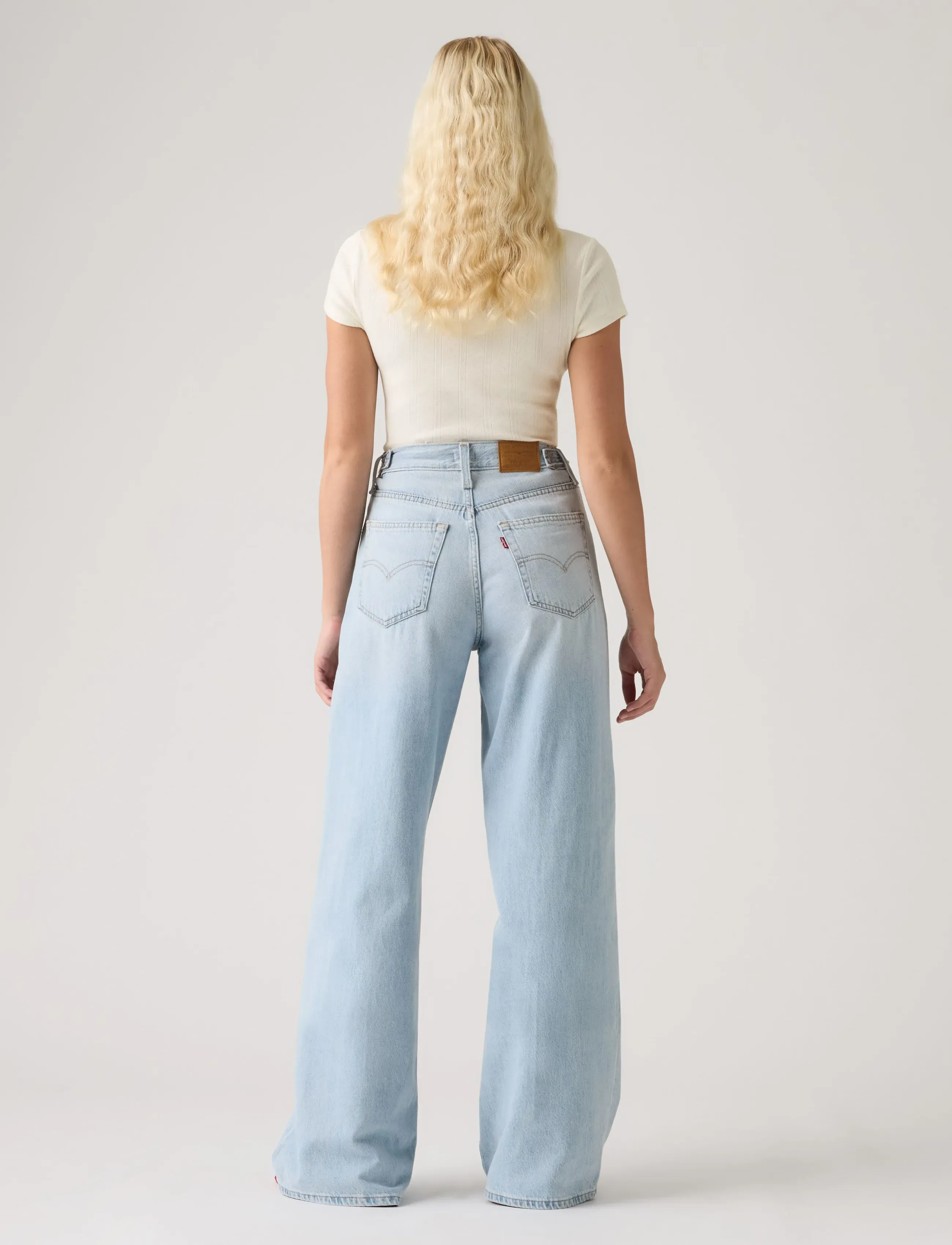 Levi's® - CINCH WIDE LEG NIGHTLY ROUTINE - laia säärega teksad - med indigo - worn in - 4