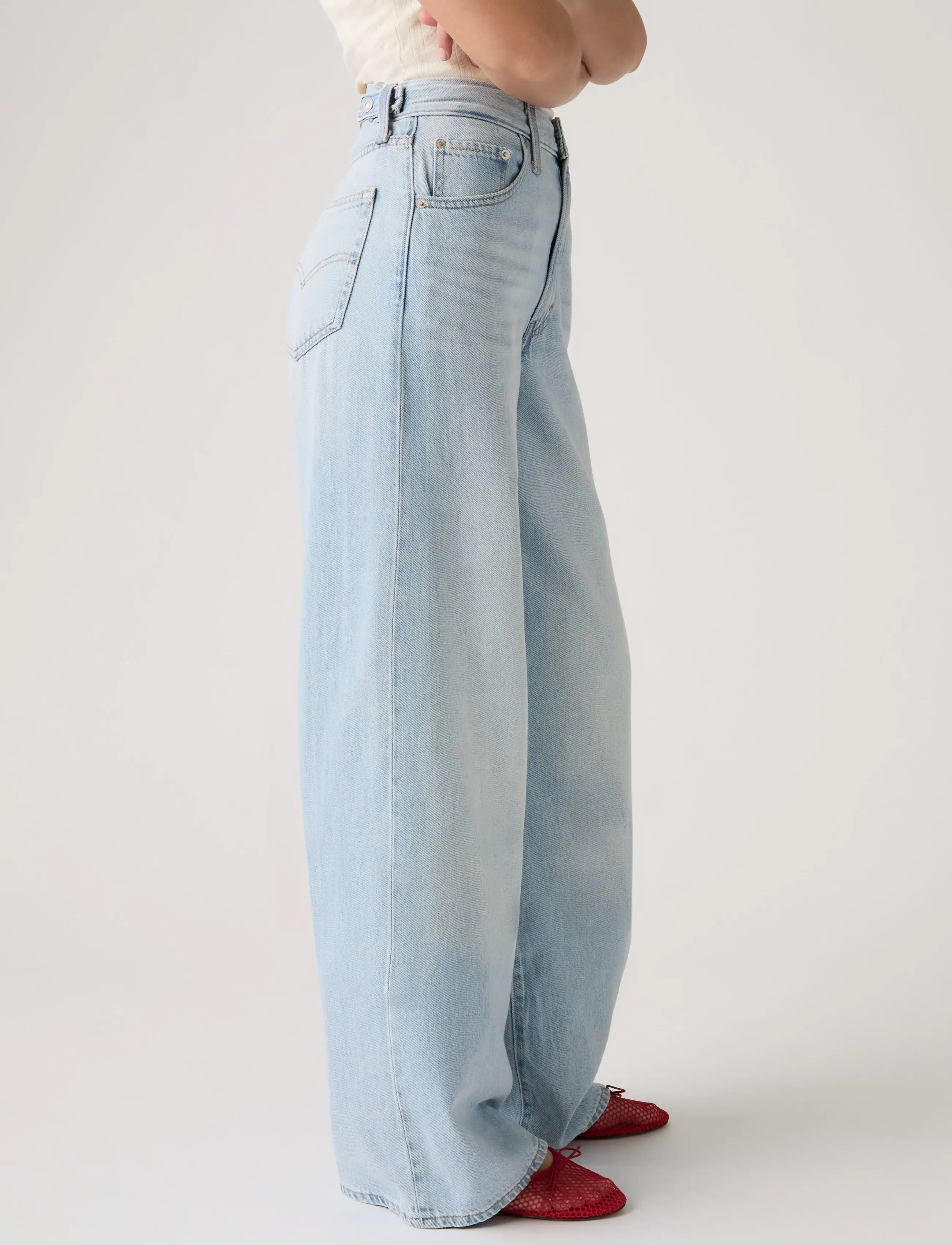 Levi's® - CINCH WIDE LEG NIGHTLY ROUTINE - laia säärega teksad - med indigo - worn in - 5