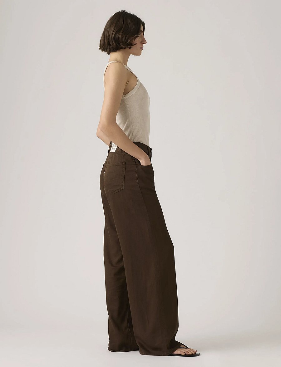 Levi's® - CINCH WIDE LEG HOT FUDGE - wide leg jeans - browns - 4