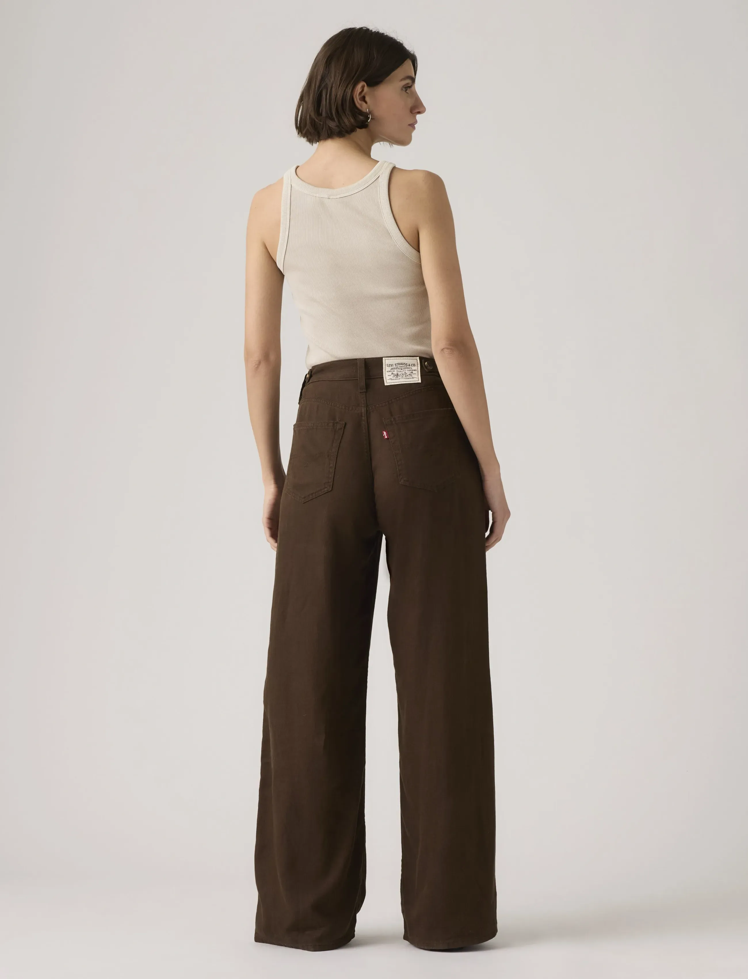 Levi's® - CINCH WIDE LEG HOT FUDGE - wide leg jeans - browns - 5