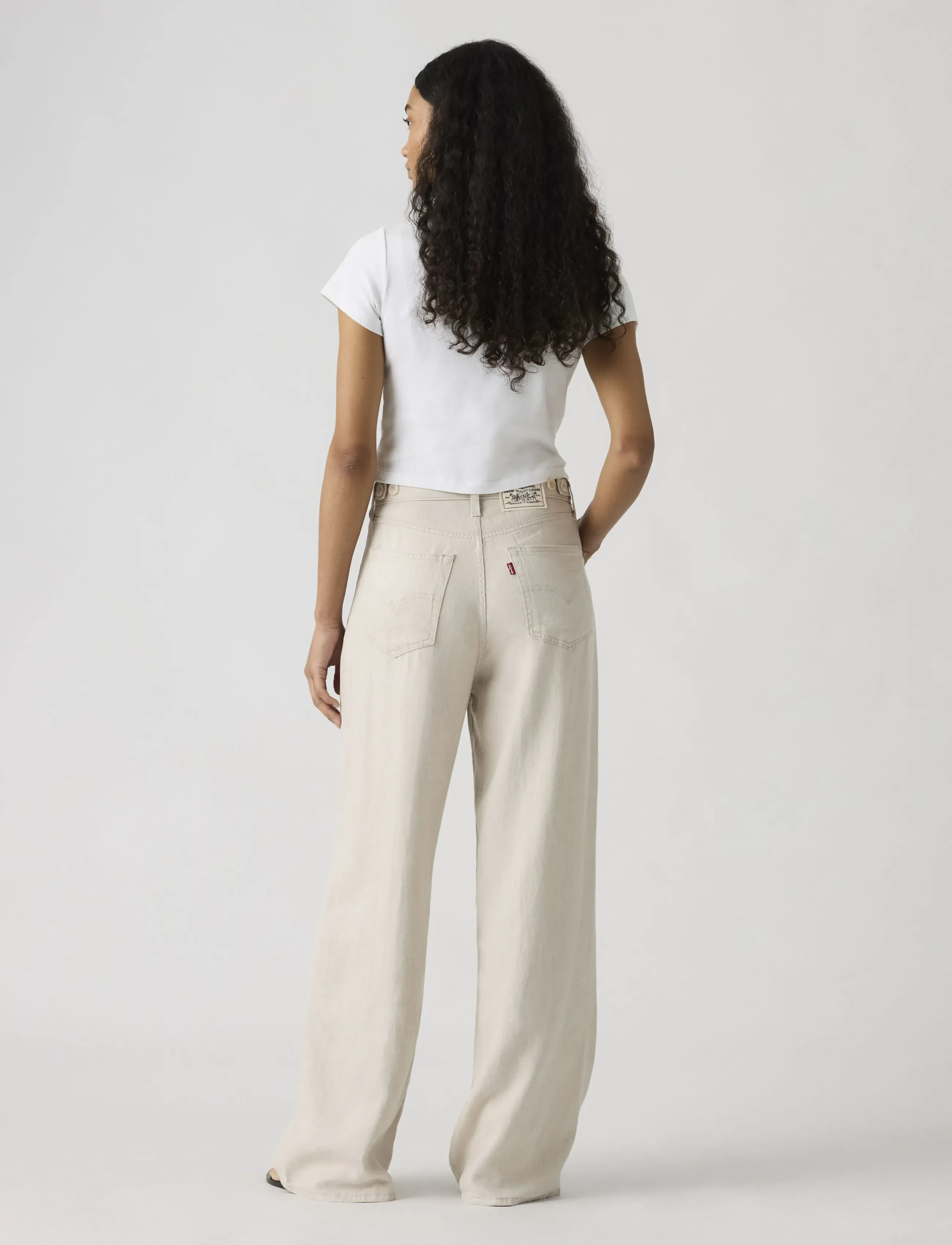 Levi's® - CINCH WIDE LEG CRYSTAL GRAY - brede jeans - greys - 4
