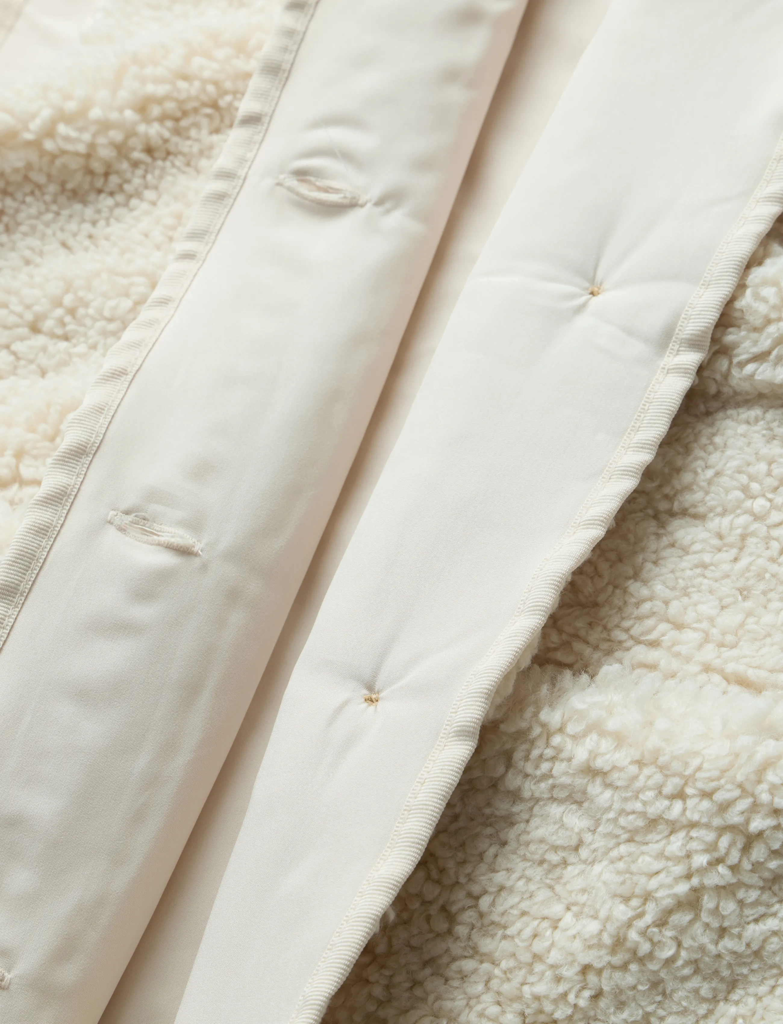 Levi's® - REMA SHERPA VEST WHITE SWAN SH - fleece- og teddyveste - neutrals - 2