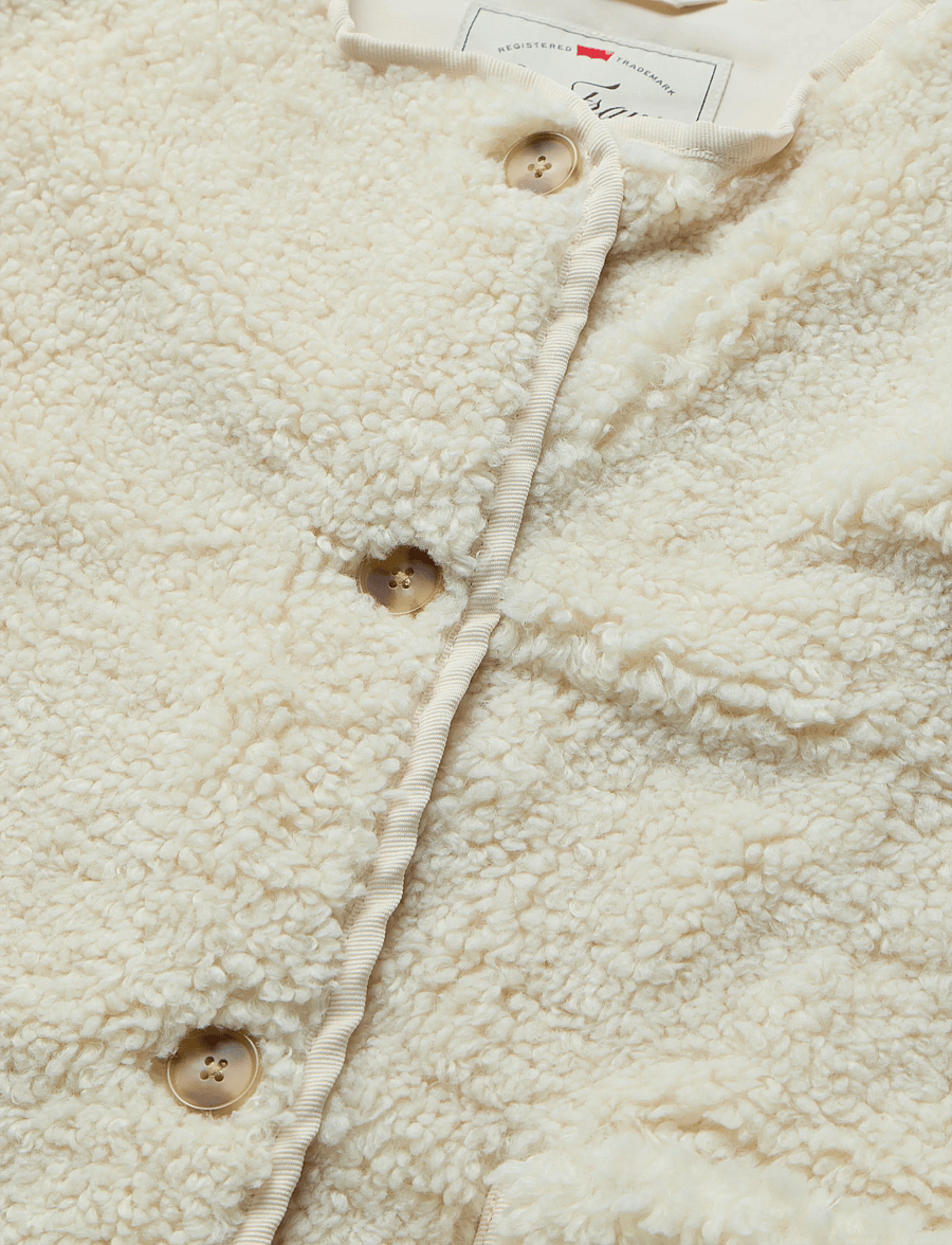 Levi's® - REMA SHERPA VEST WHITE SWAN SH - fleece- og teddyveste - neutrals - 3