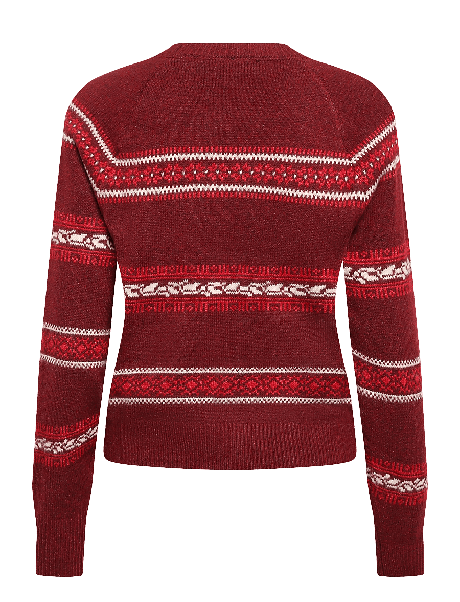 Levi's® - JOLIE FAIRISLE CREWNECK SWEATE - pullover - reds - 1