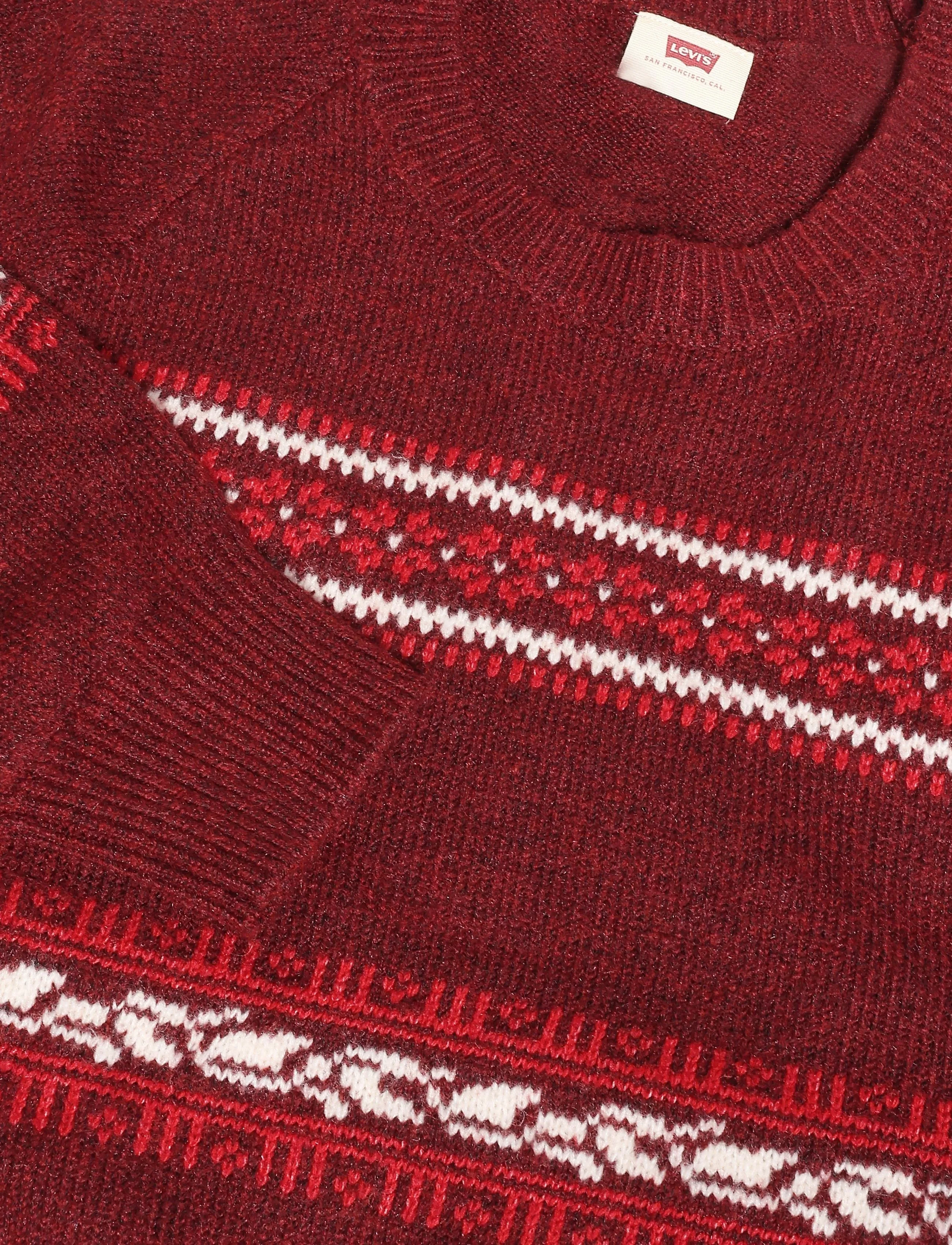 Levi's® - JOLIE FAIRISLE CREWNECK SWEATE - reds - 2