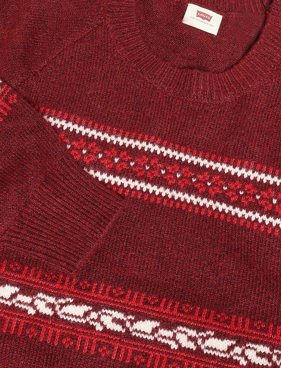 Levi's® - JOLIE FAIRISLE CREWNECK SWEATE - pullover - reds - 2
