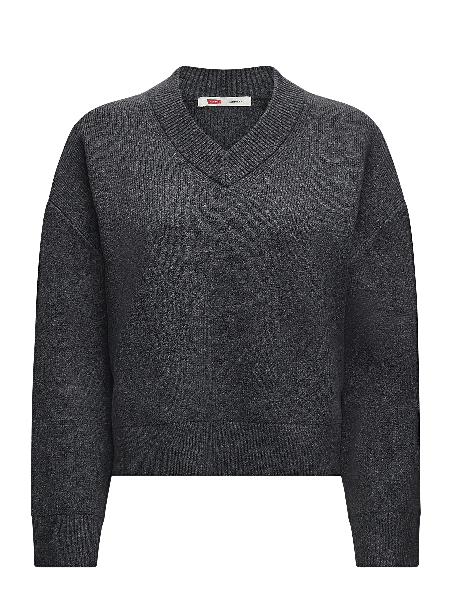 Levi's® - SUPER SOFT VNECK SWEATER MILAN - jumpers - greys - 1