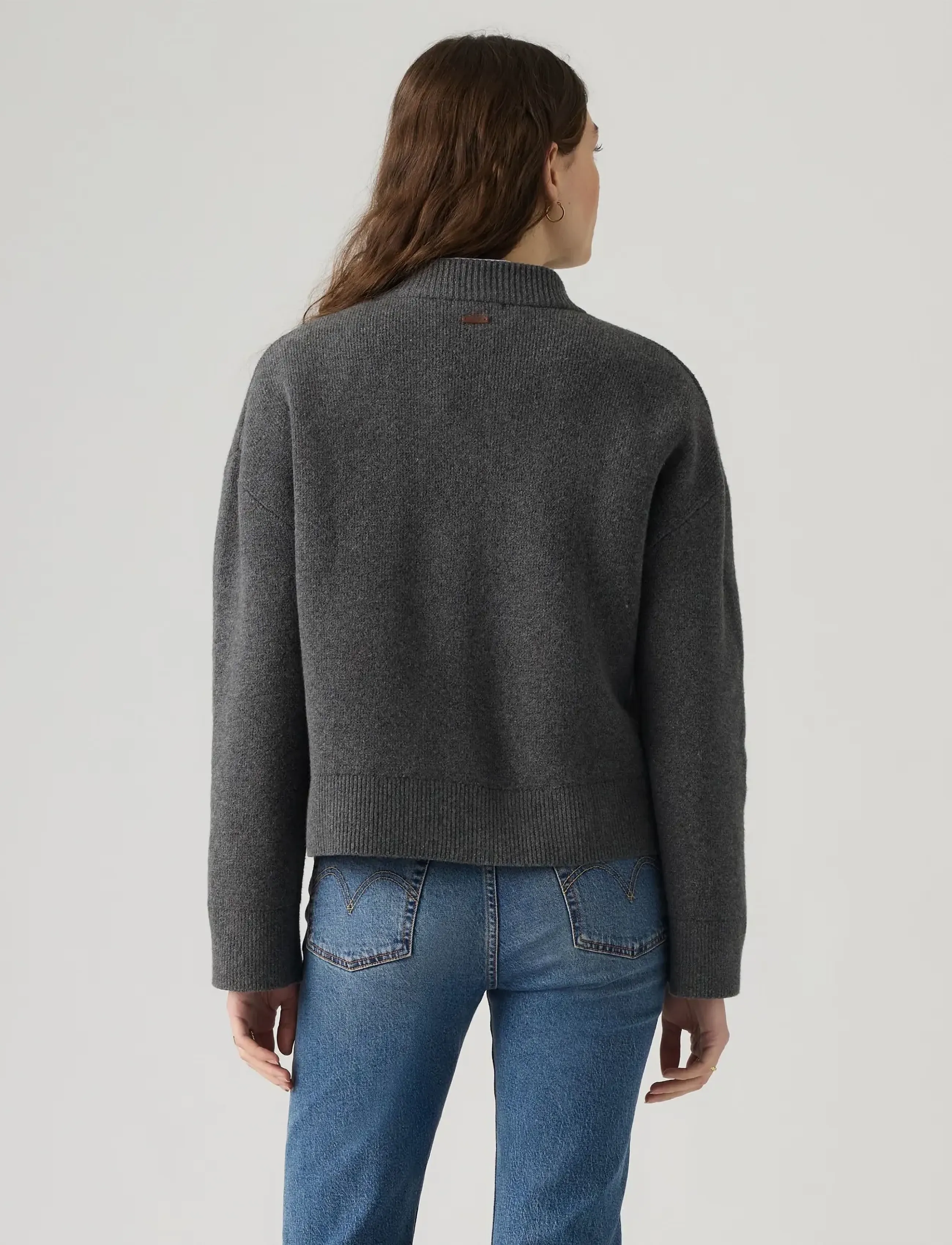 LEVIS ® Super Soft Vneck Sweater Milan stickade tröjor dam – bild 3