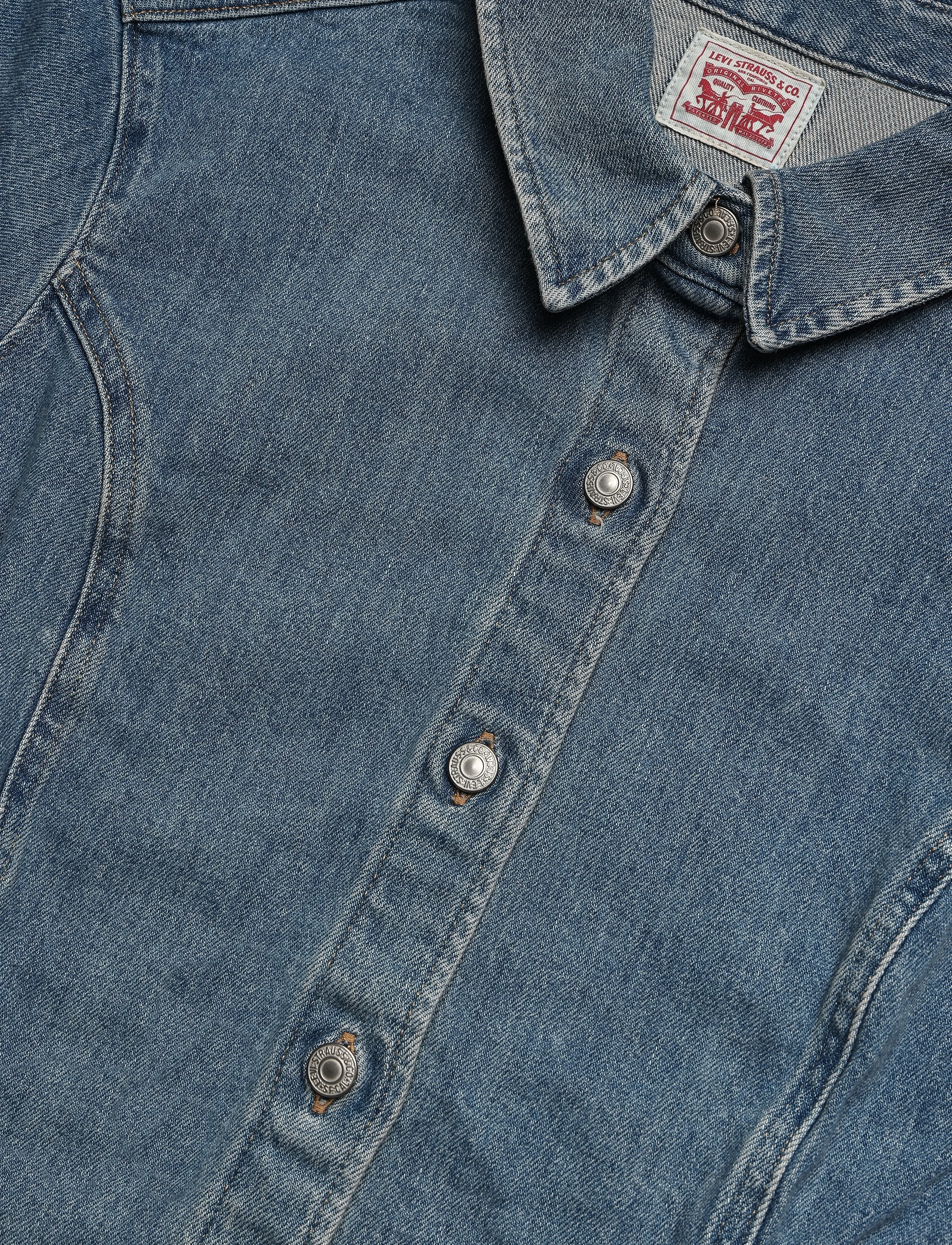 Levi's® - SS SHAPED DENIM SHIRT HAZY DAY - med indigo - worn in - 2
