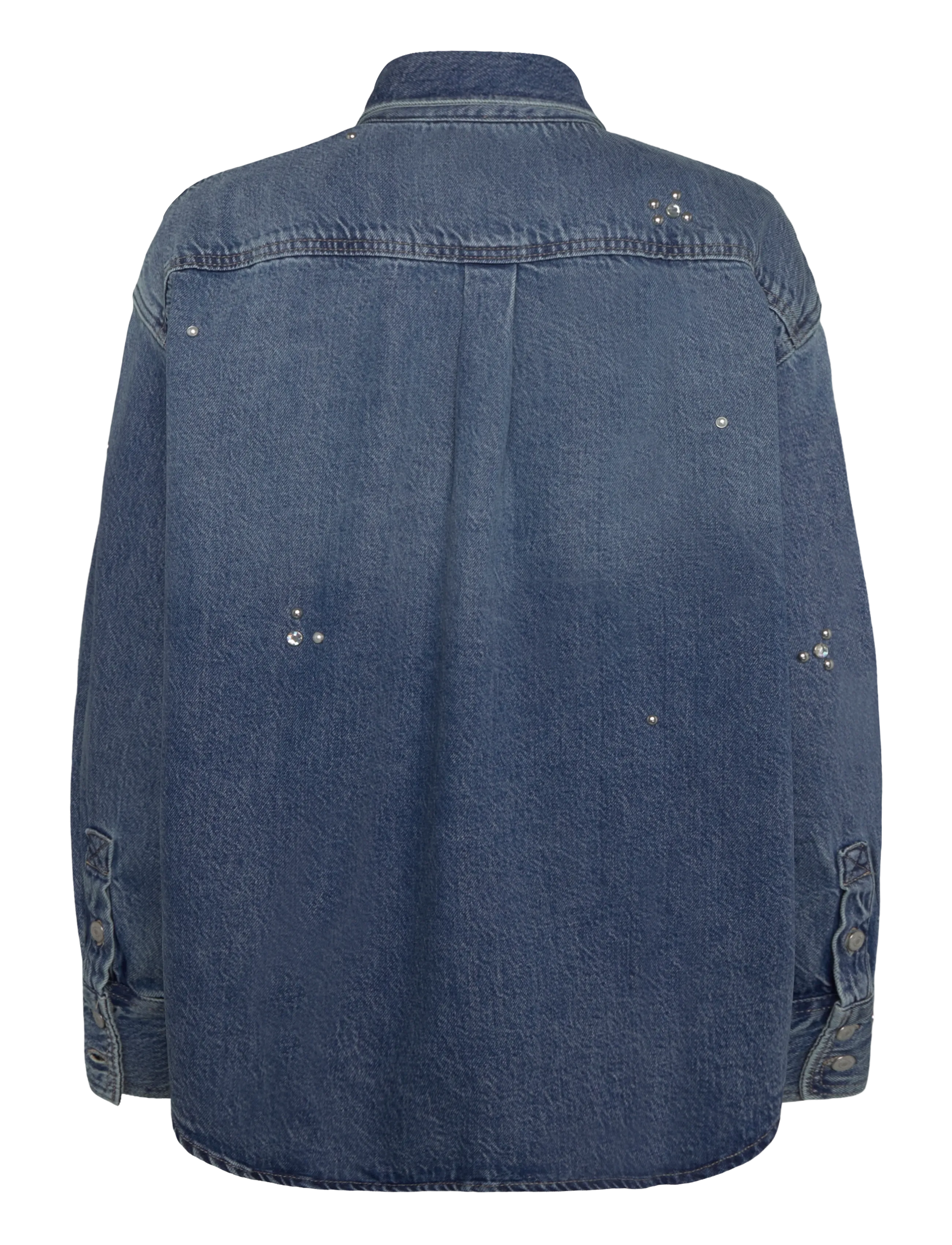Levi's® - JORDAN DENIM SHIRT TRIP ON DRI - denim shirts - med indigo - worn in - 1