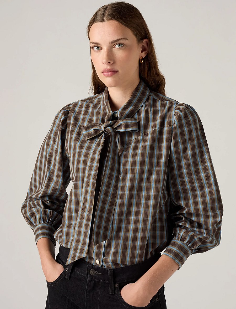 Levi's® - JUDICE WESTERN SHIRT ADELAIDE - långärmade skjortor - browns - 0