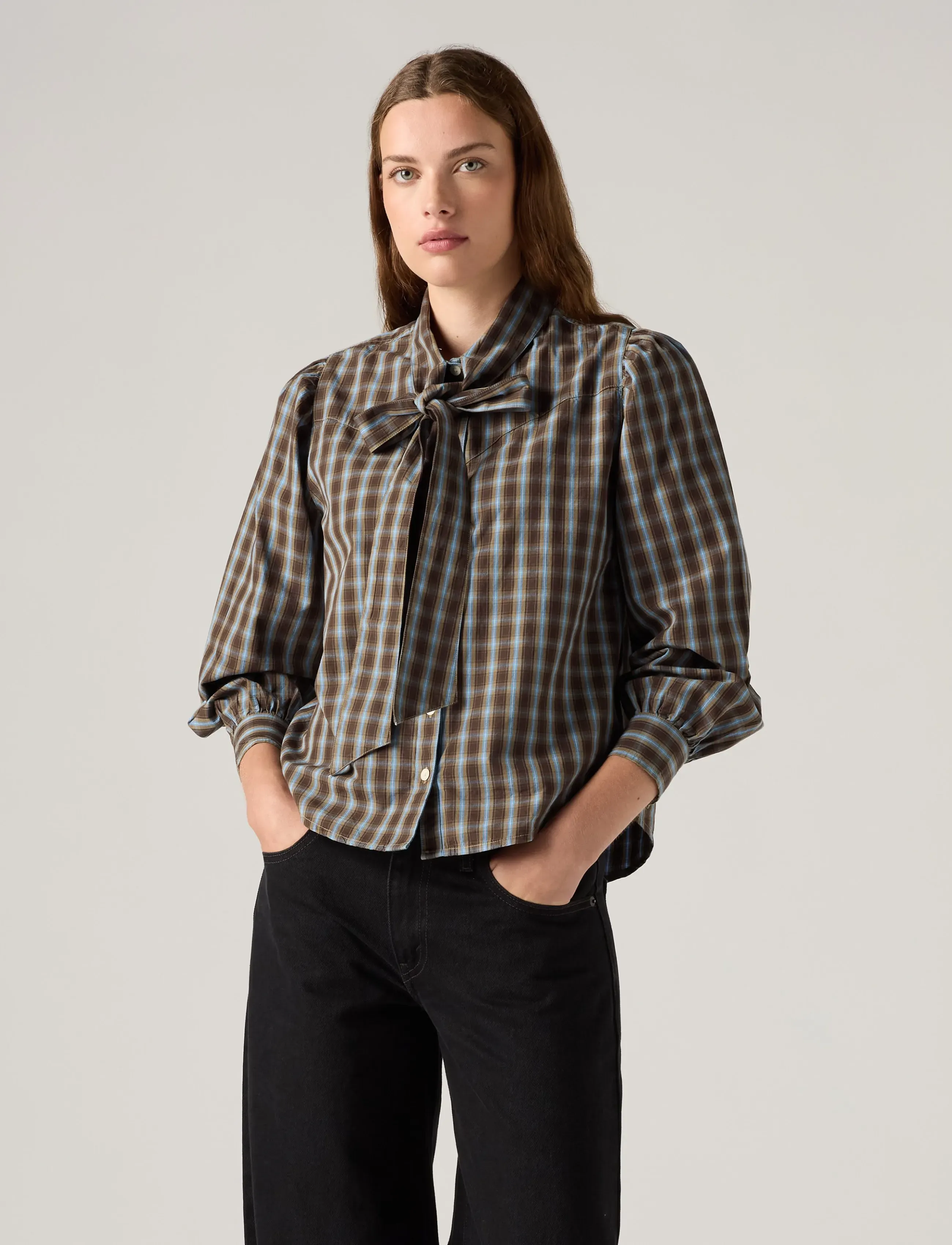 Levi's® - JUDICE WESTERN SHIRT ADELAIDE - långärmade skjortor - browns - 3