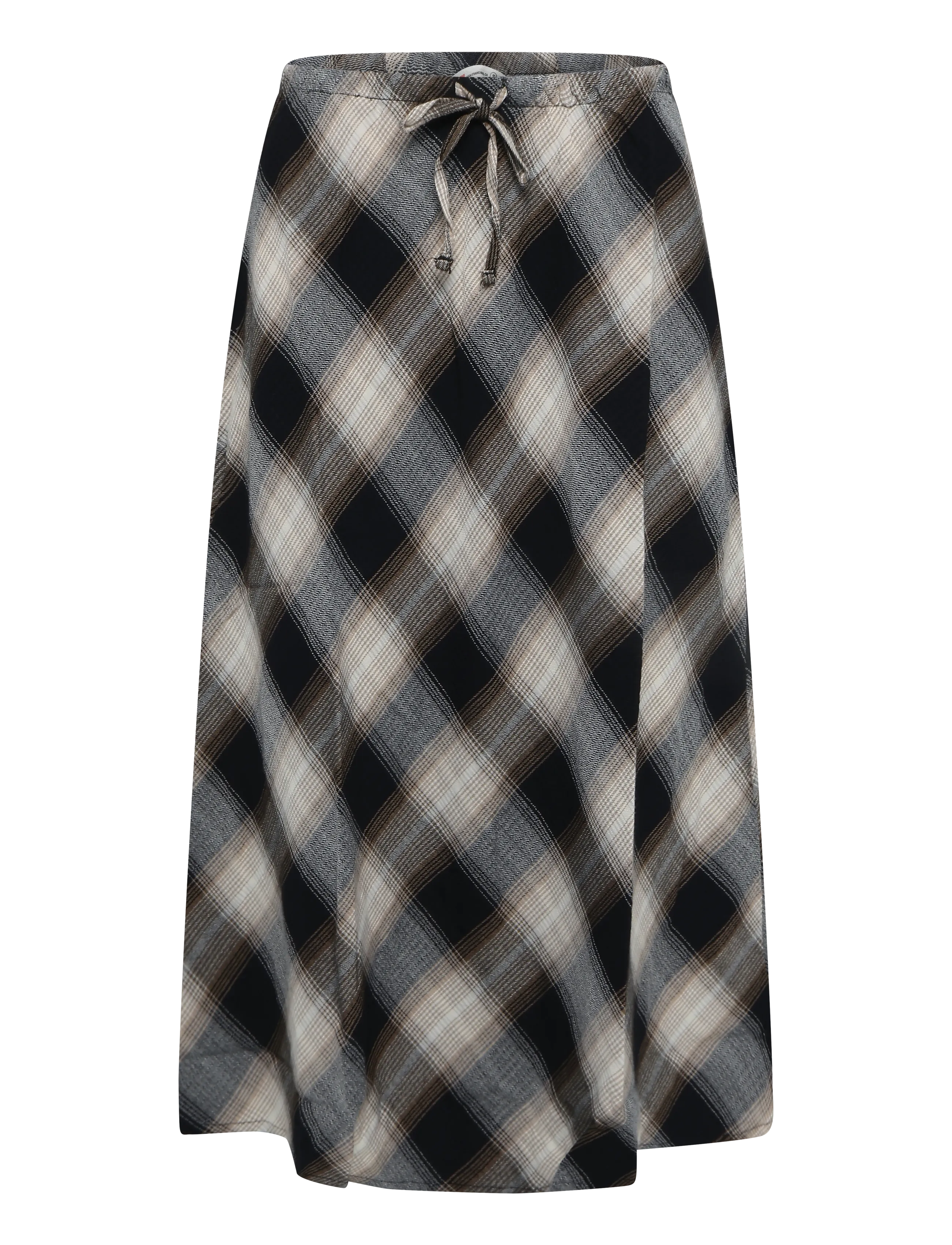 Levi's® NOEMI SKIRT TESSA SHADOW PLAID - Maxi nederdele - BROWNS / brown