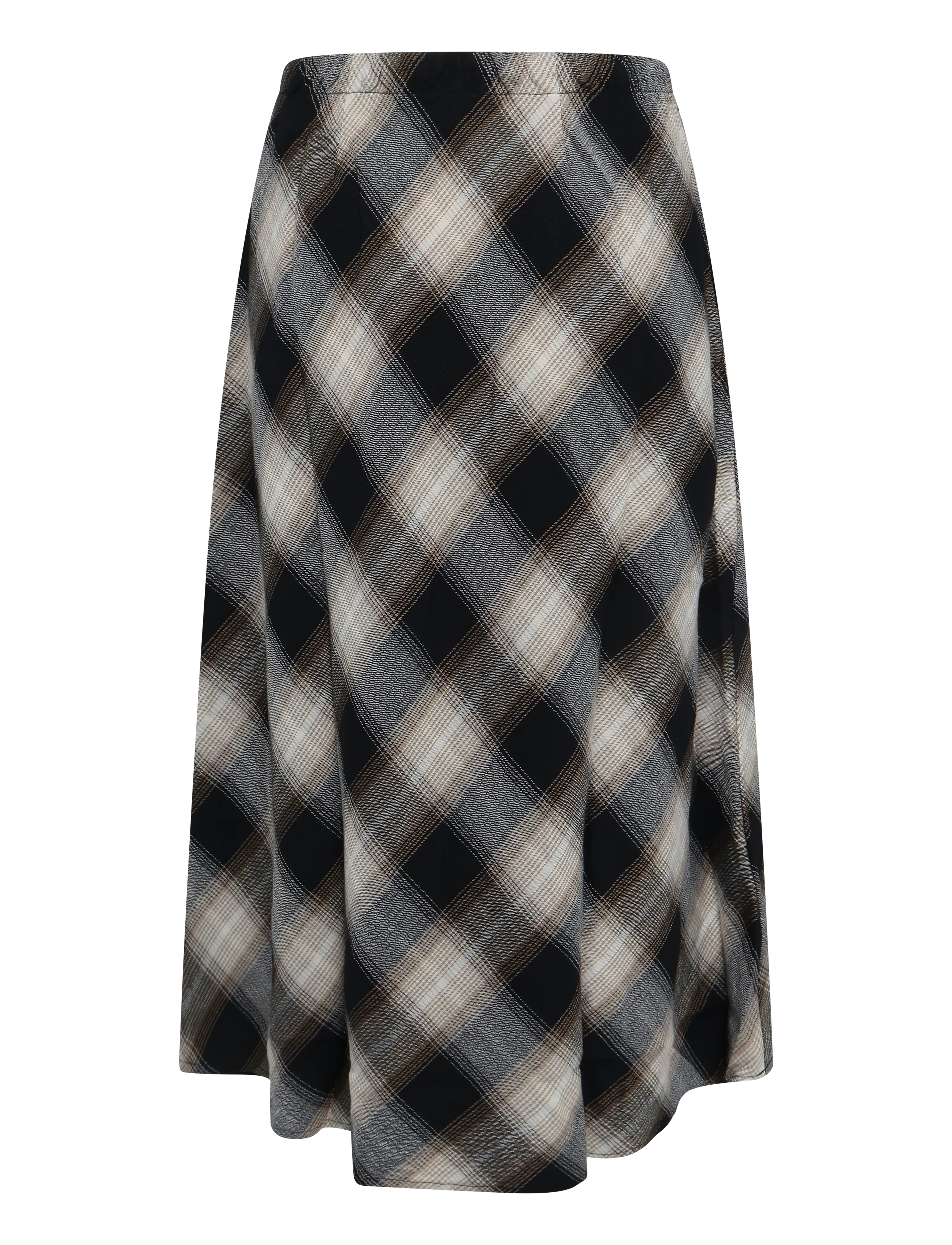 Levi's® - NOEMI SKIRT TESSA SHADOW PLAID - maxi nederdele - browns - 1
