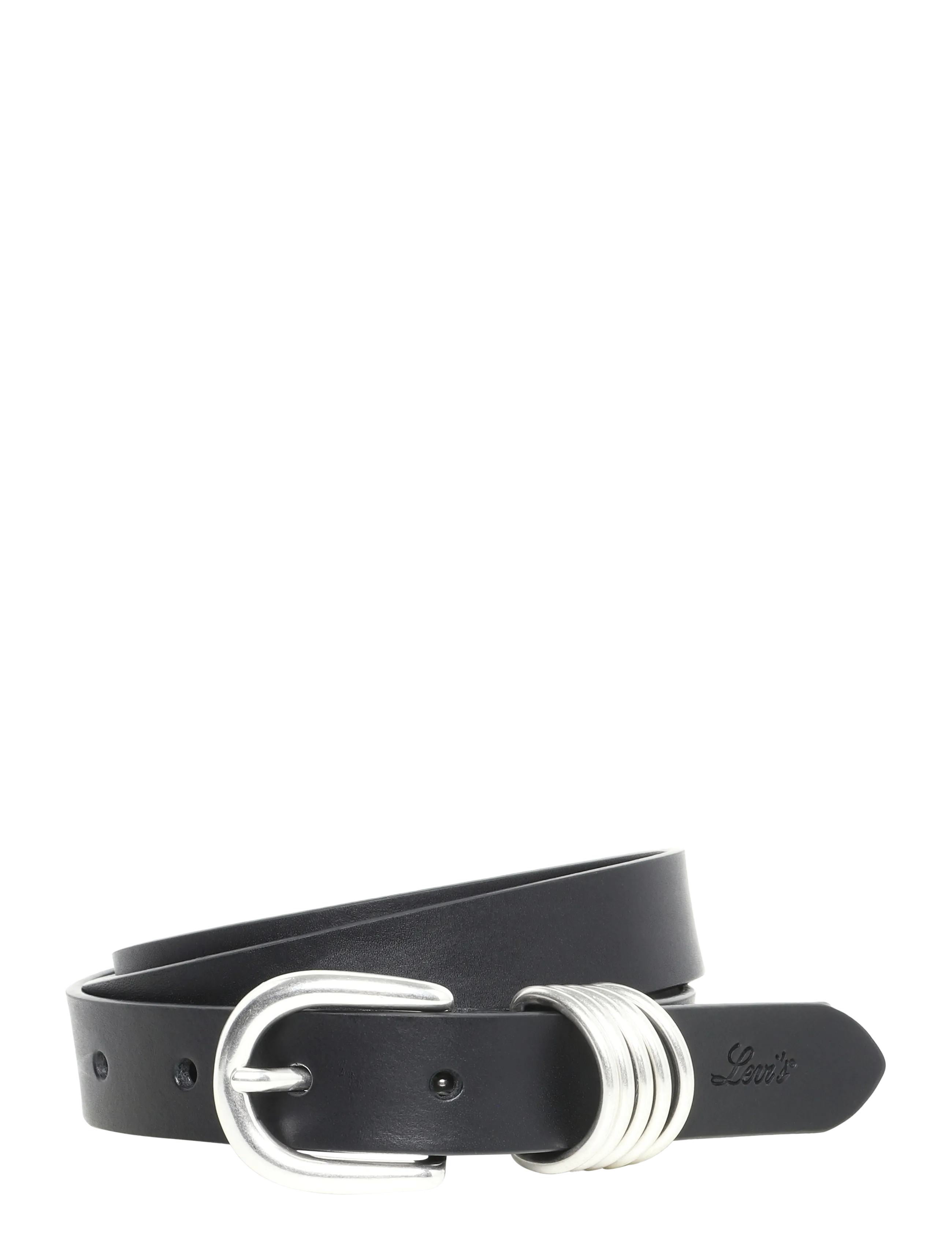 Levi's Lyla Ring Belt Caviar, 90, Belts, Schwarz - Casual Belt, Frauen