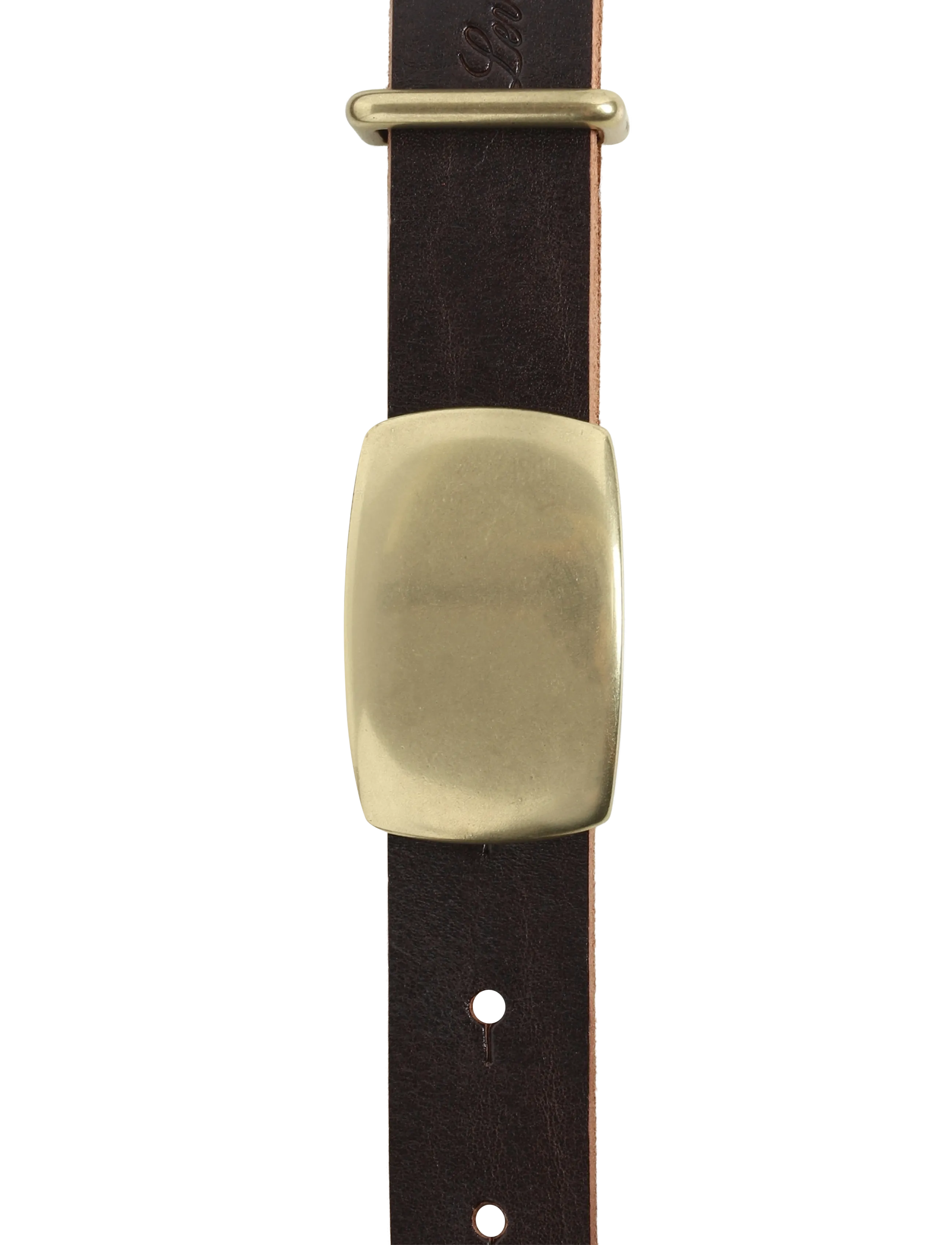 Levi's® - PRESIDIO PLAQUE BUCKLE BELT BR - ledergürtel - browns - 2
