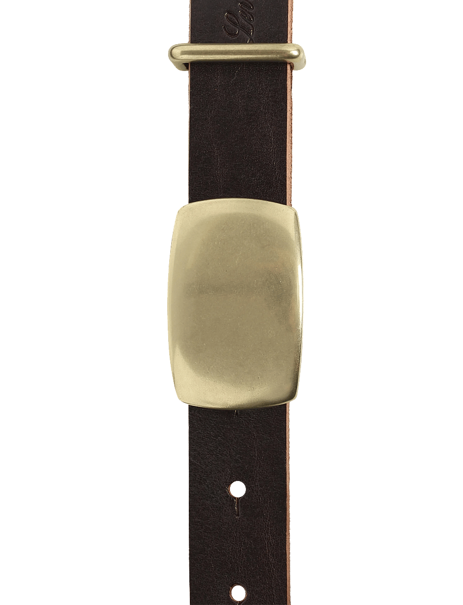 Levi's® - PRESIDIO PLAQUE BUCKLE BELT BR - ledergürtel - browns - 2
