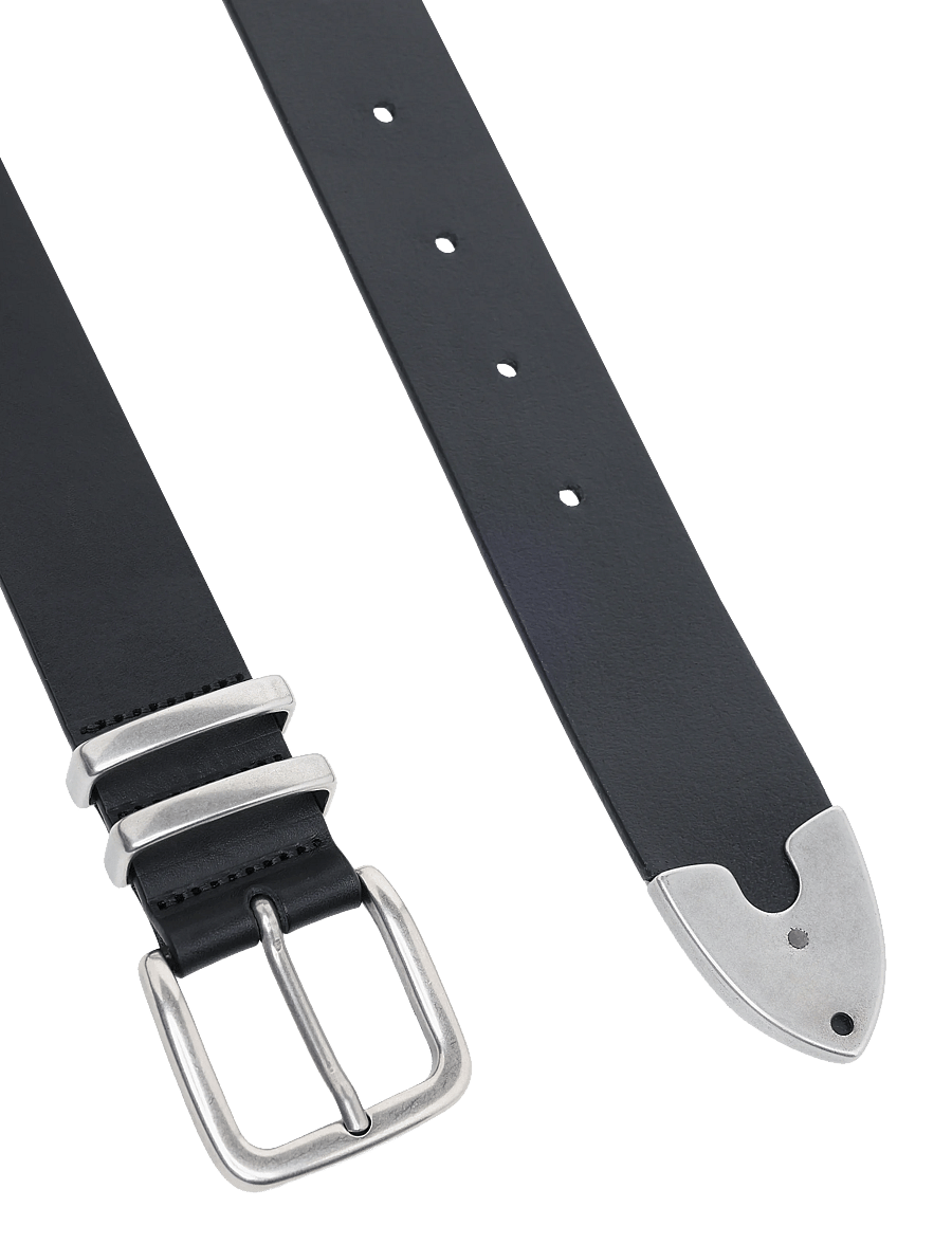 Levi's® - FREYA 3PC BELT CAVIAR - läderskärp - blacks - 1