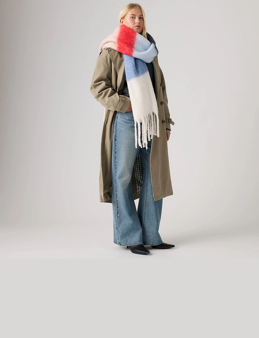 Levi's® - FUZZY SCARF ZYLA PLACED STRIPE - halsdukar - multi-color - 0