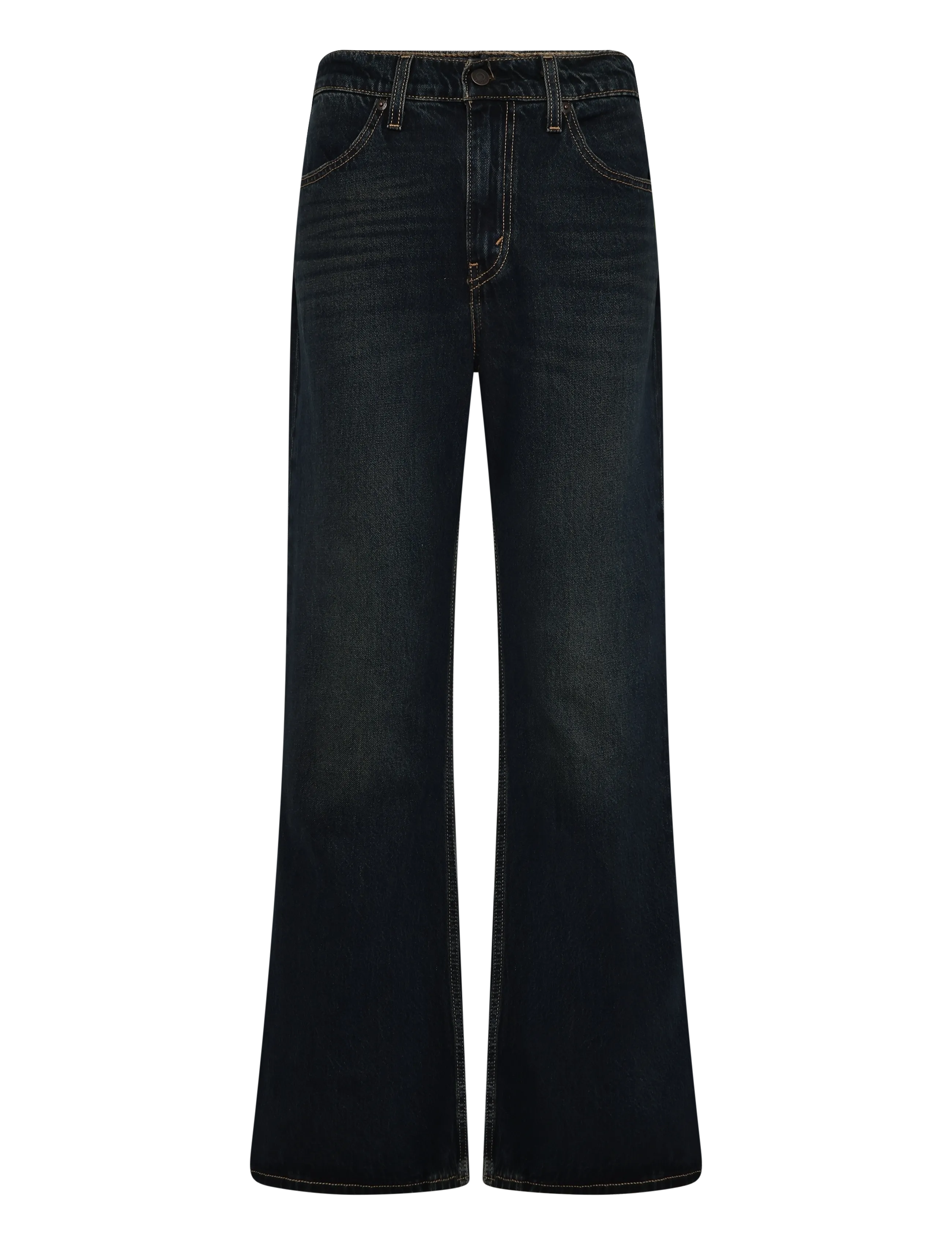 Levi's® PUDDLE SNAP FLARE HIGH VIBRATI - Kläder - DARK INDIGO - WORN IN / navy